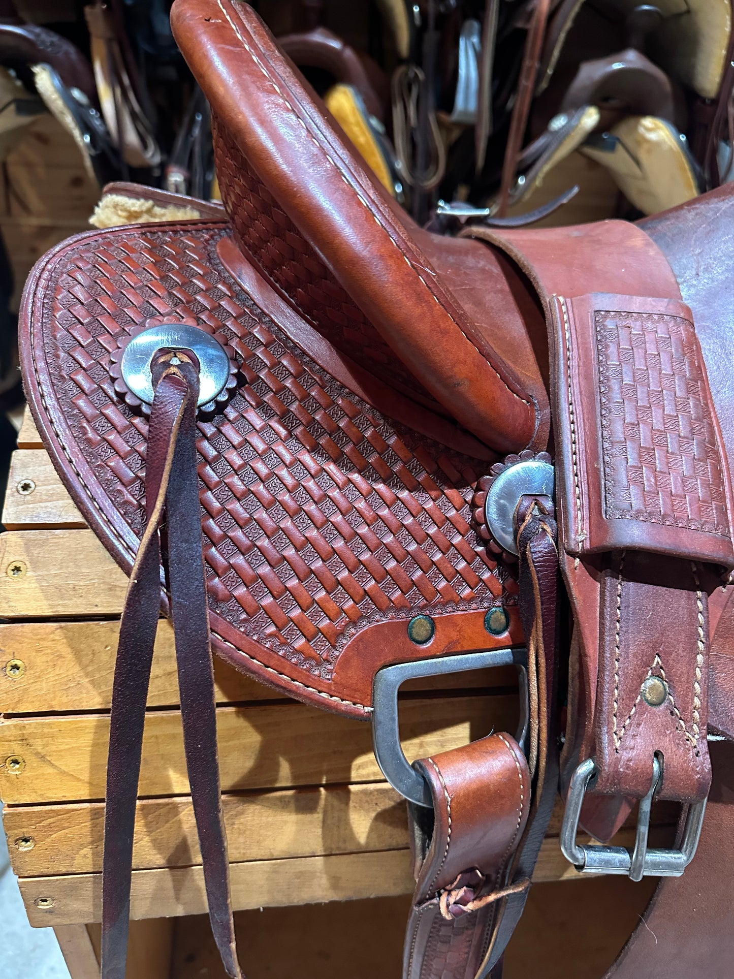 15” McCall Wade Trail Western Saddle 496-705