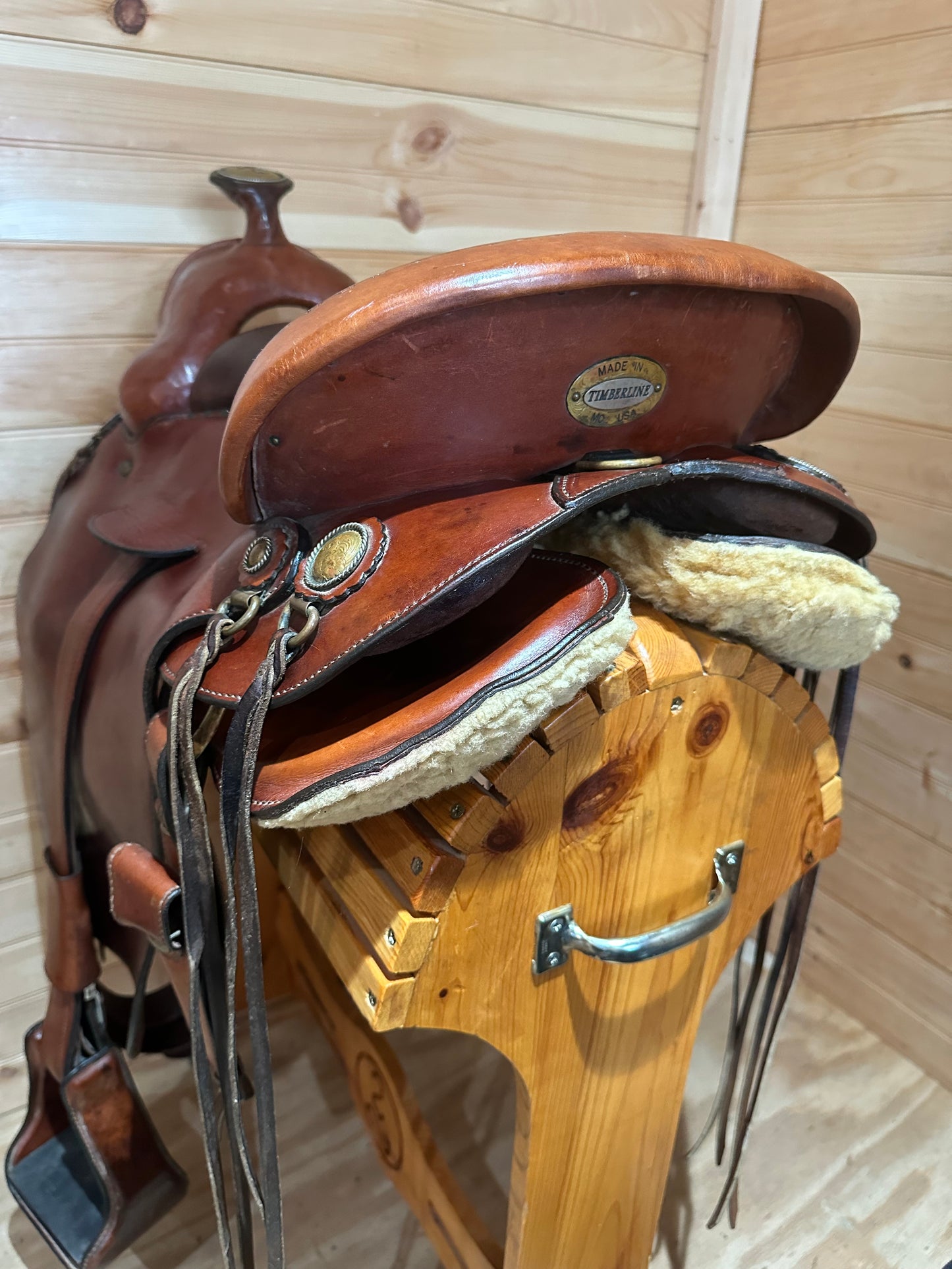 18” Timberline Flex-Panel Western Endurance Trail Saddle