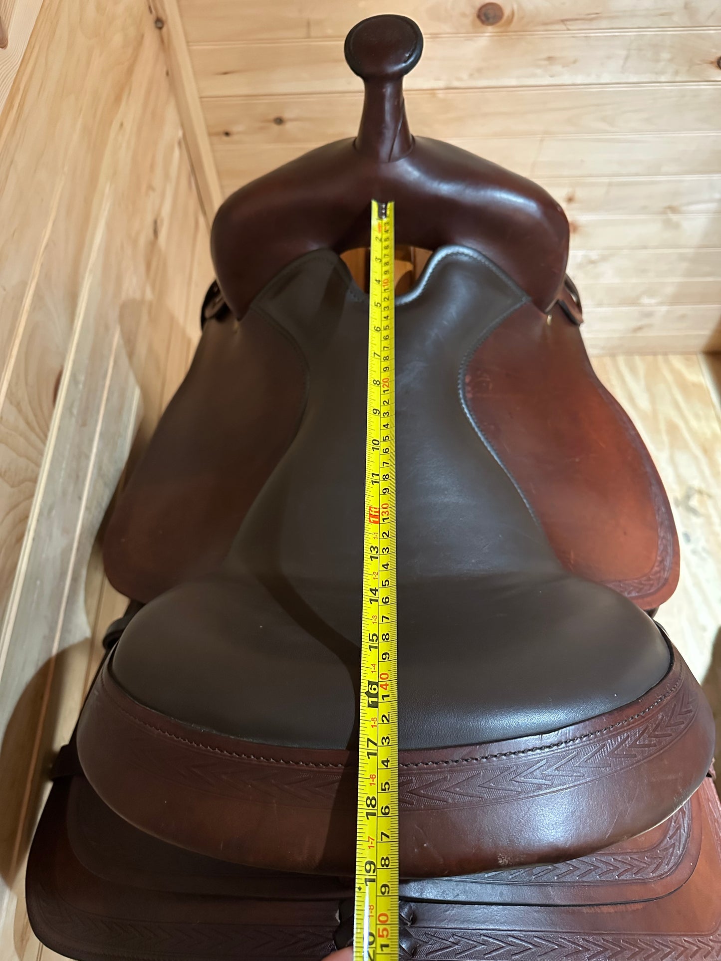 17” Big Horn Deluxe Equi-fit Flex Western Trail Saddle Model 1655