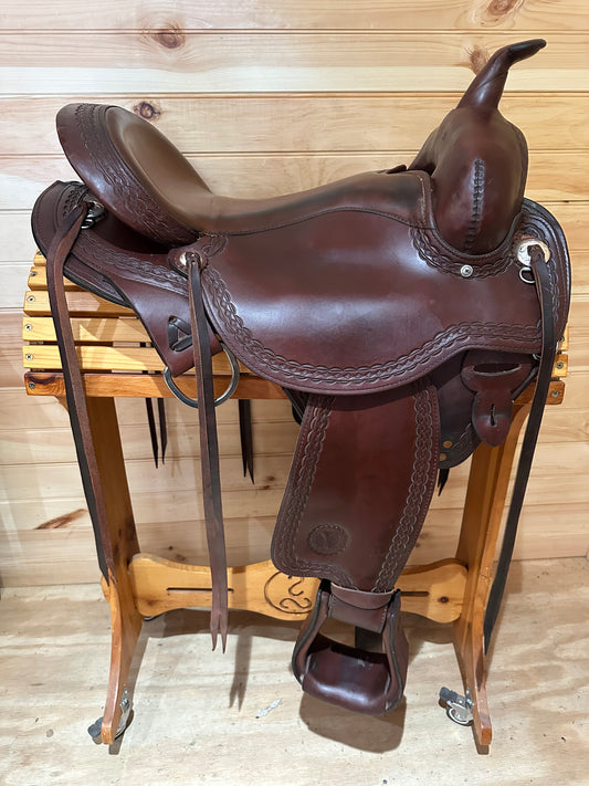 16” Circle Y Flex-Lite Western Trail Saddle Model 1571