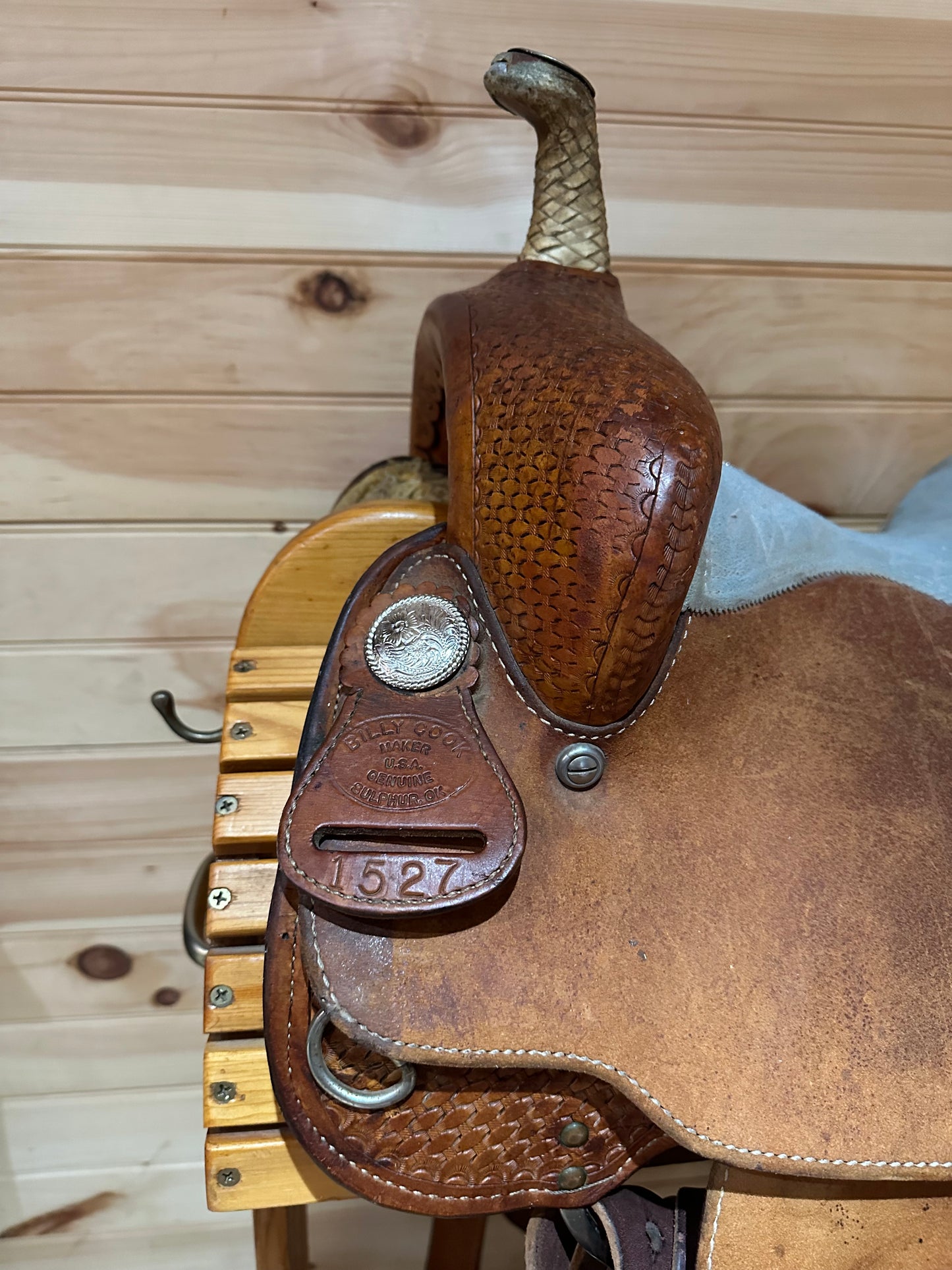 14.5” Billy Cook Maker Barrel Racing Western Saddle Model 1527