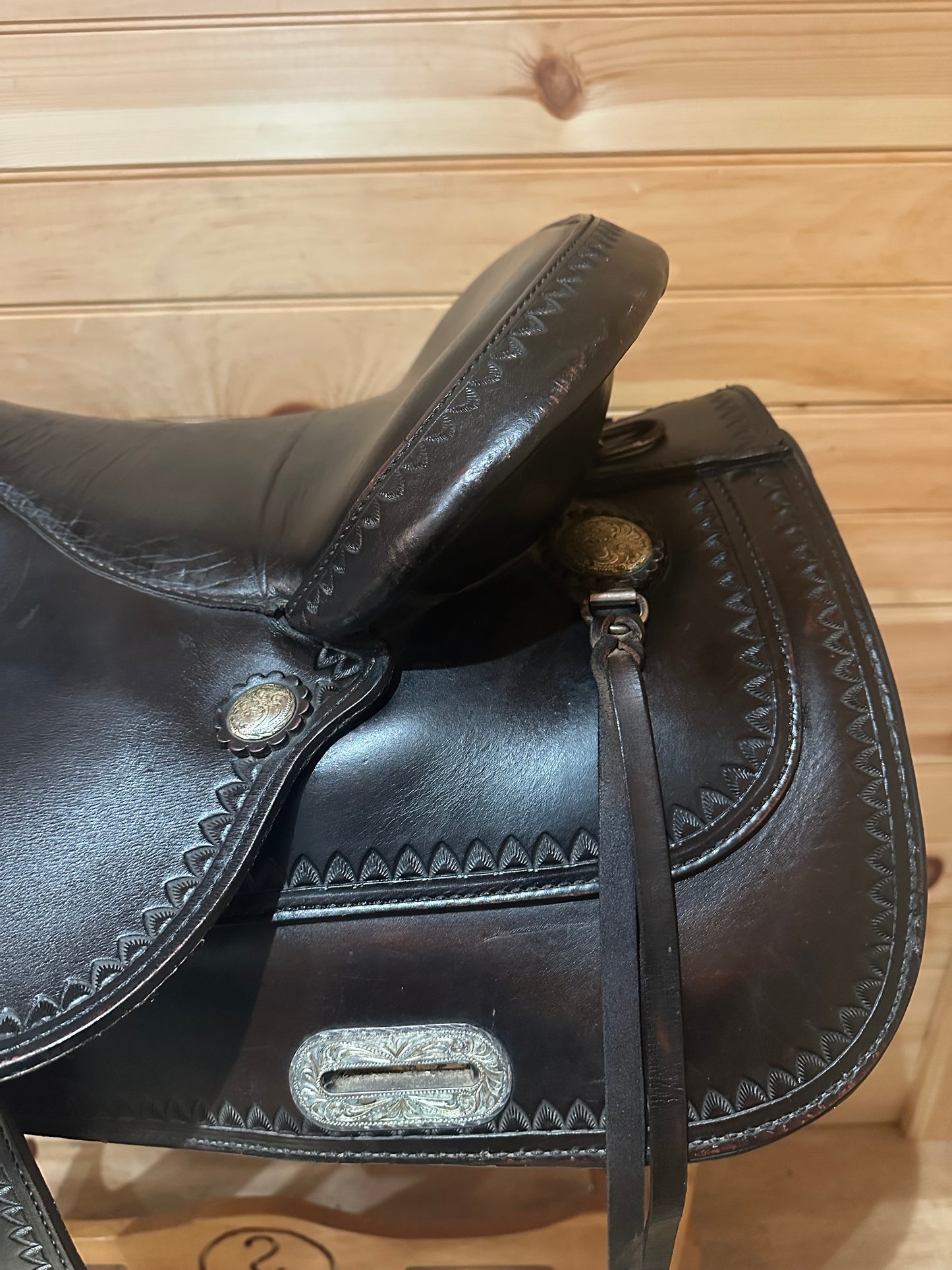 17” Tex Tan Hereford Tex-Flex Western Trail Saddle Model 08TF402B7