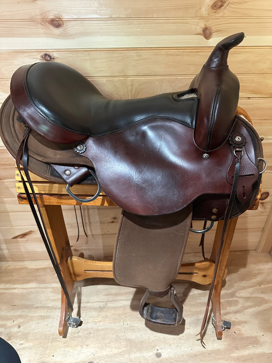 17” Circle Y High Horse El Campo Gaited Western Trail Saddle Model 6970