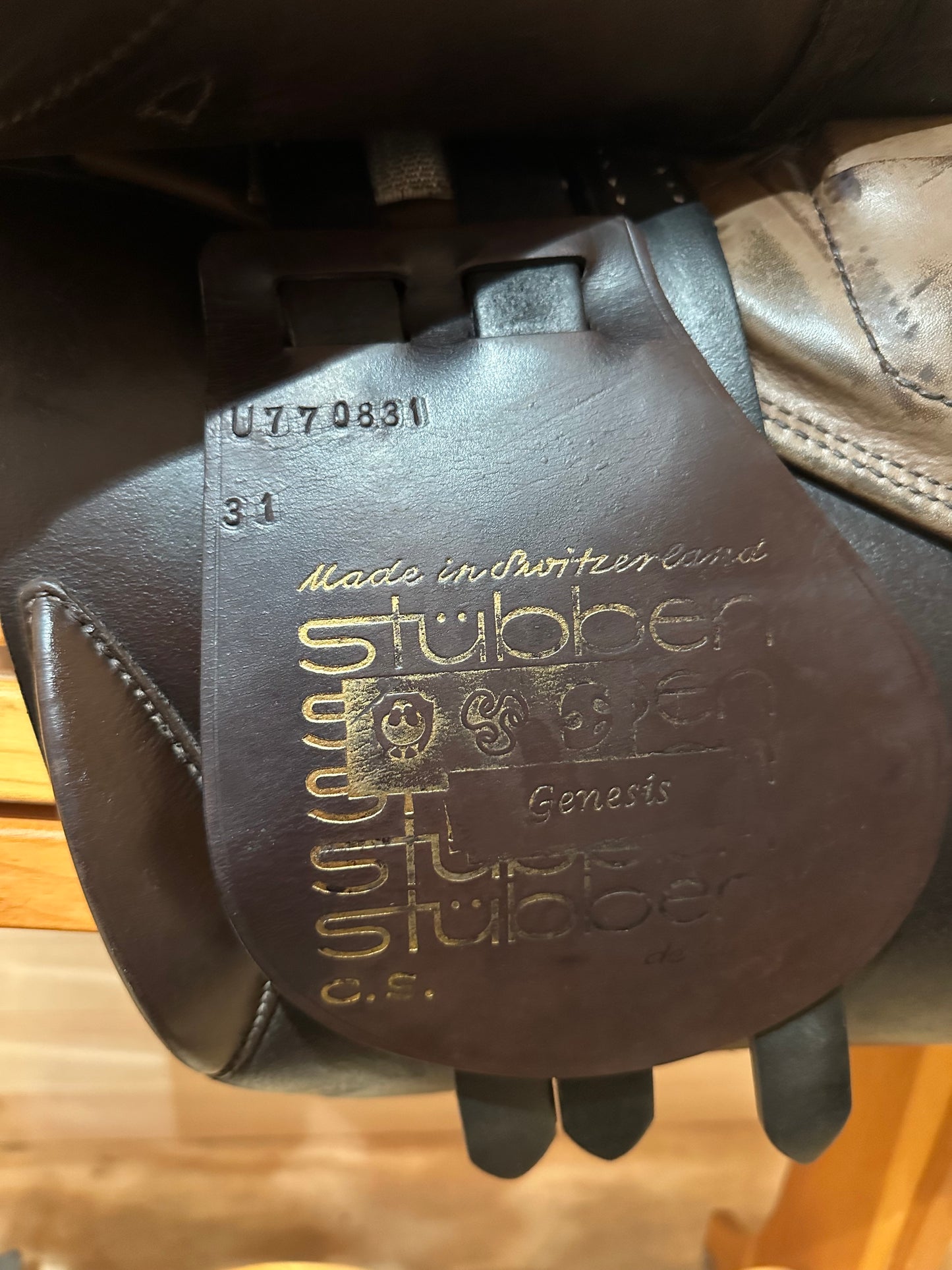 17.5” Stubben Genesis Deluxe CC Jumping Saddle (31cm)