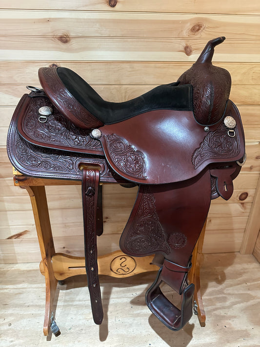 16” Circle Y Houston Trail Western Saddle Model 2610