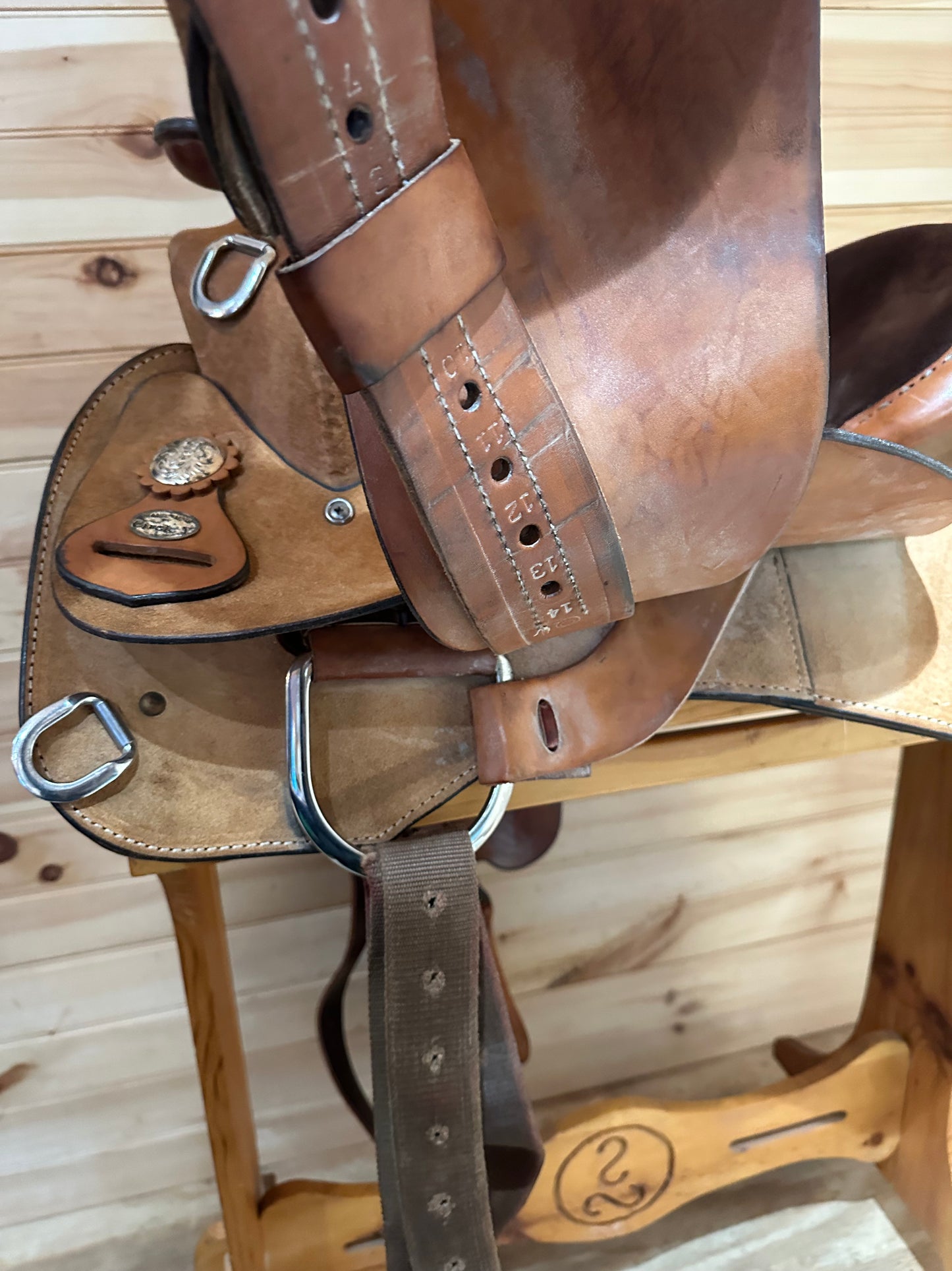 15.5” Circle Y Western Work Training Saddle Model 1440