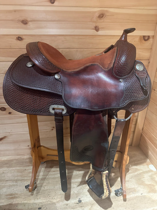16” Billy Cook Maker Reiner Western Saddle Model 932
