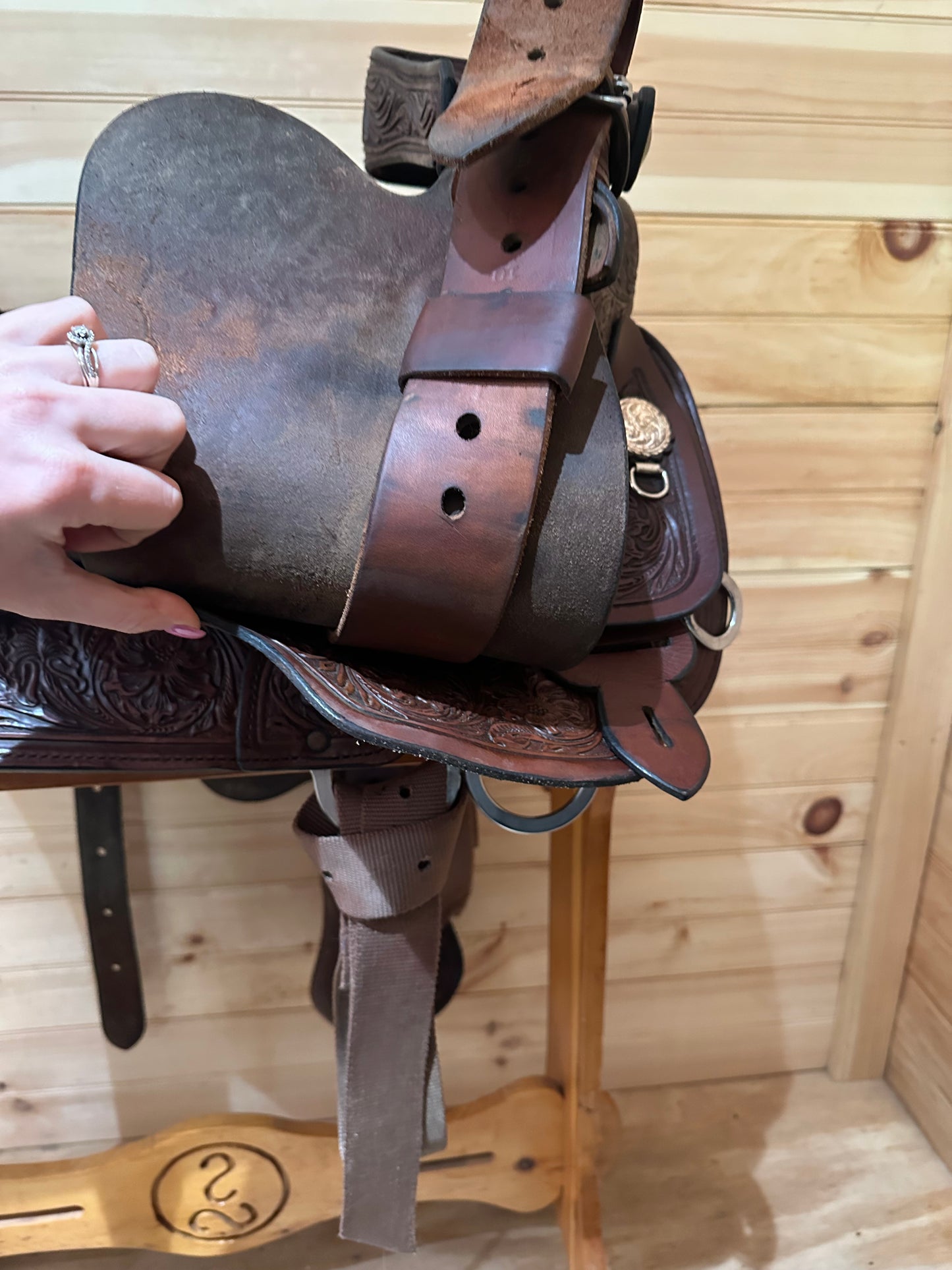 16” Circle Y Houston Trail Western Saddle Model 2610