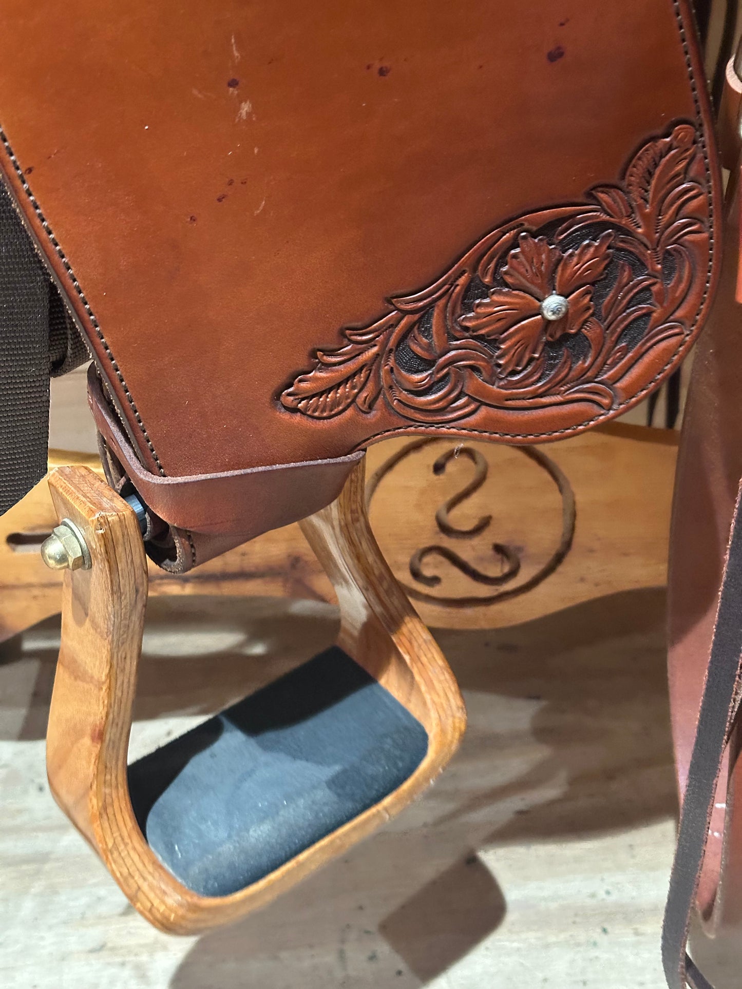 15” Pikes Peak Saddlery Custom Bob Brenner Western Trail Saddle