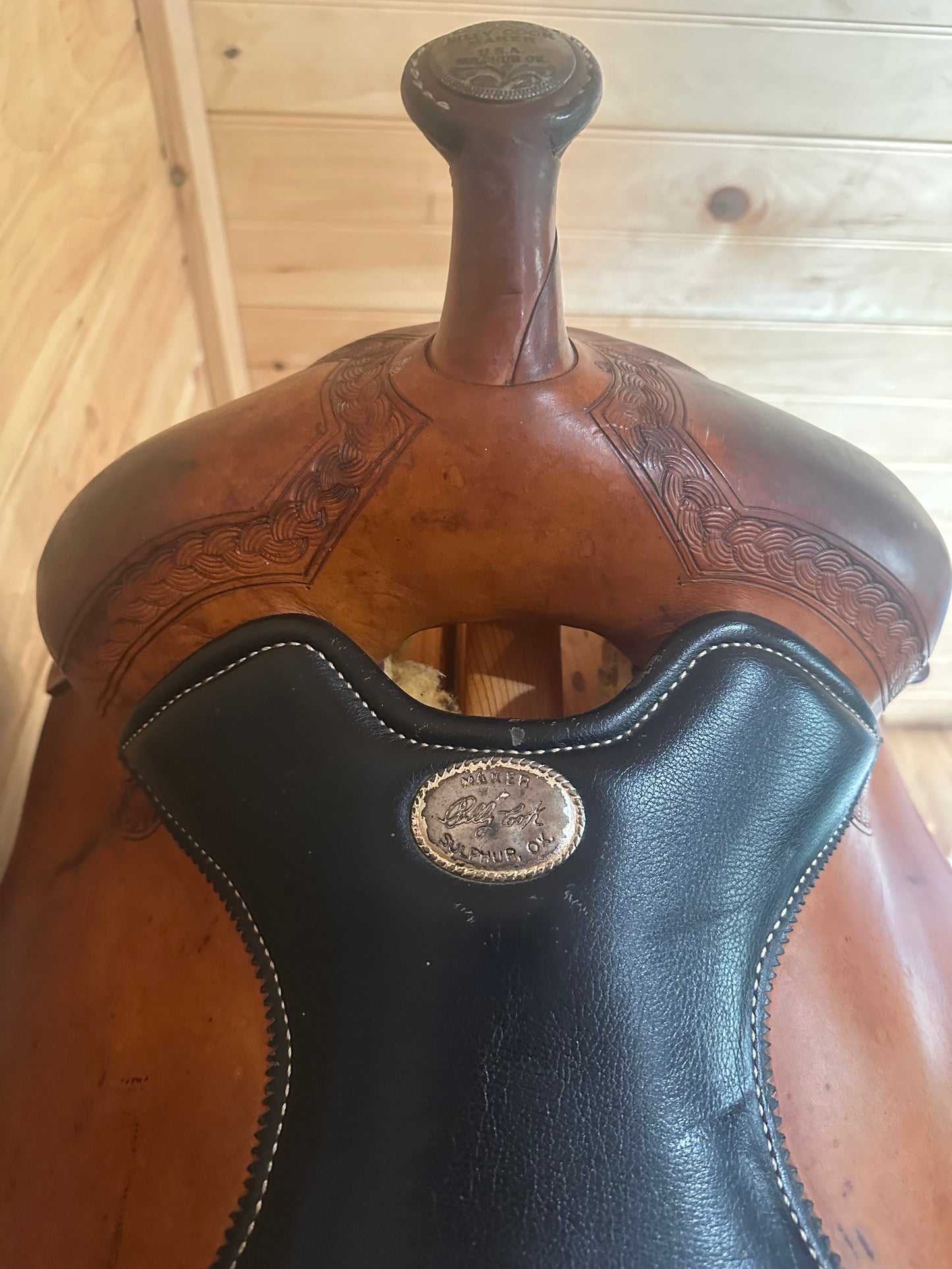 16” Billy Cook Maker Sulphur, OK Western Trail Saddle Model 1785