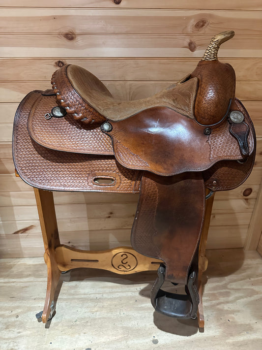 16” Billy Cook Maker Reiner Western Saddle Model 8905