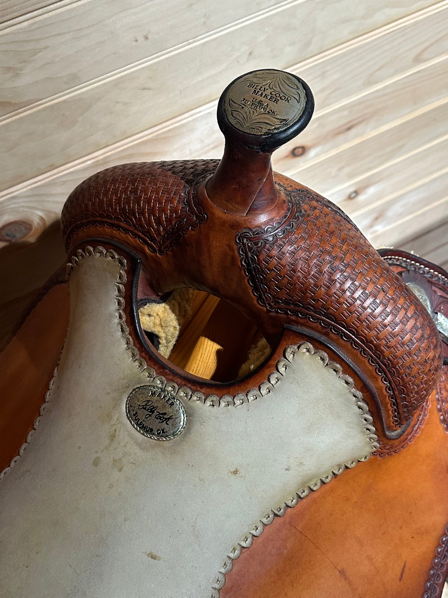 17” Billy Cook Maker Sulphur OK Reiner Western Saddle Model 6005