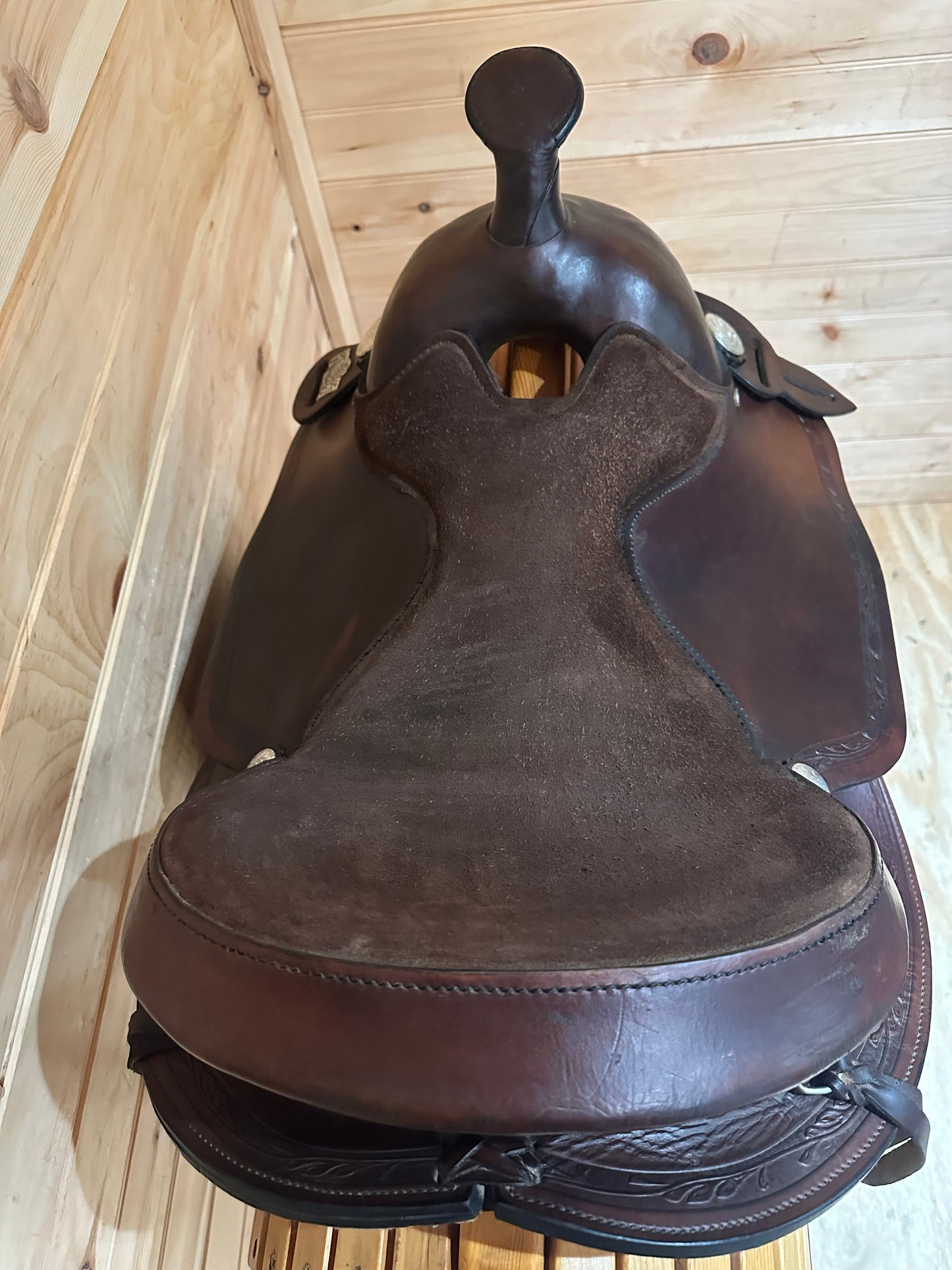 16” Big Horn Haflinger Western Trail Saddle Model 1579