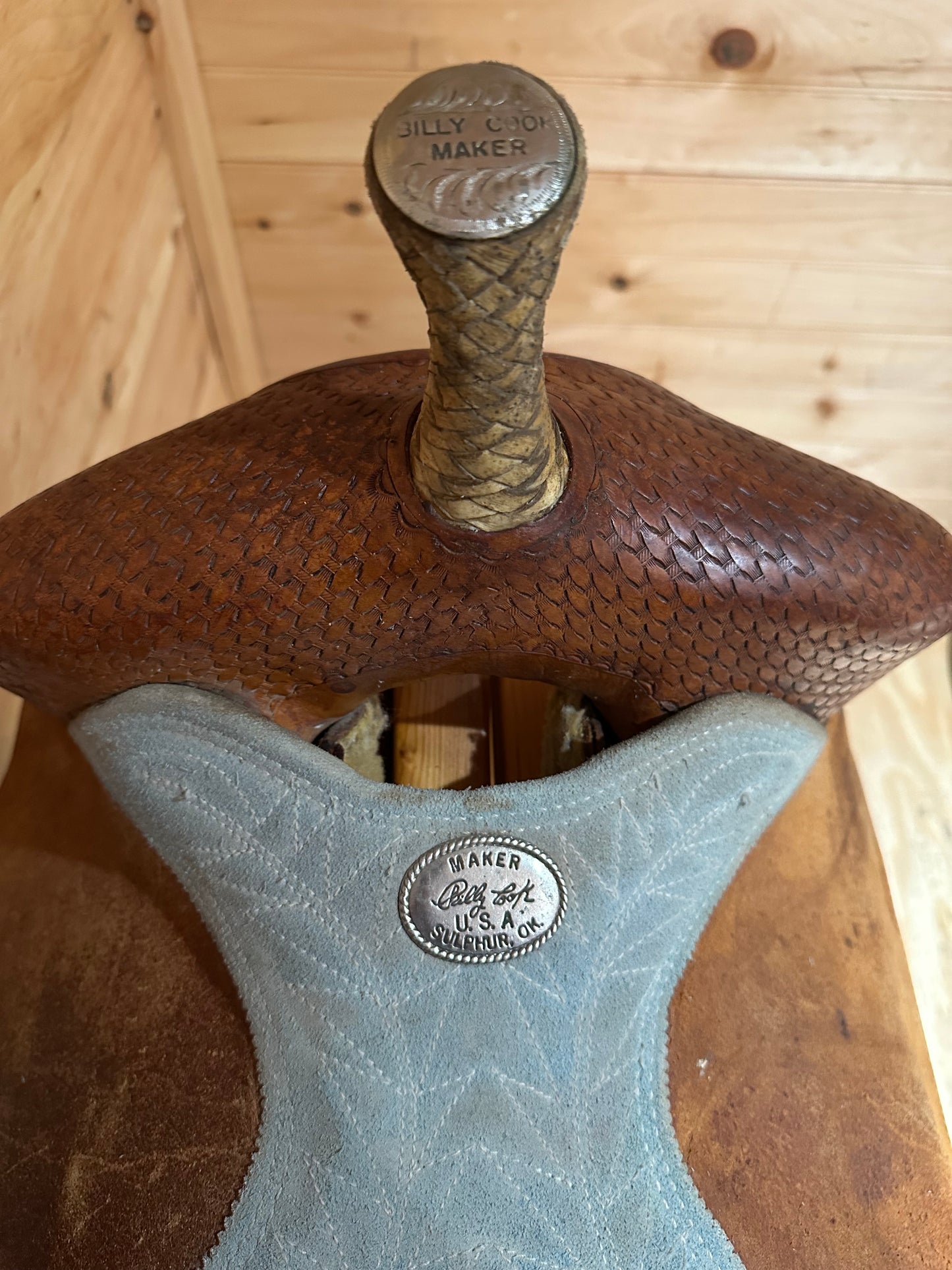 14.5” Billy Cook Maker Barrel Racing Western Saddle Model 1527