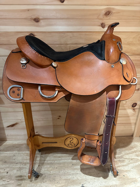 17” Rocking R Western Work Training Saddle Model 1300
