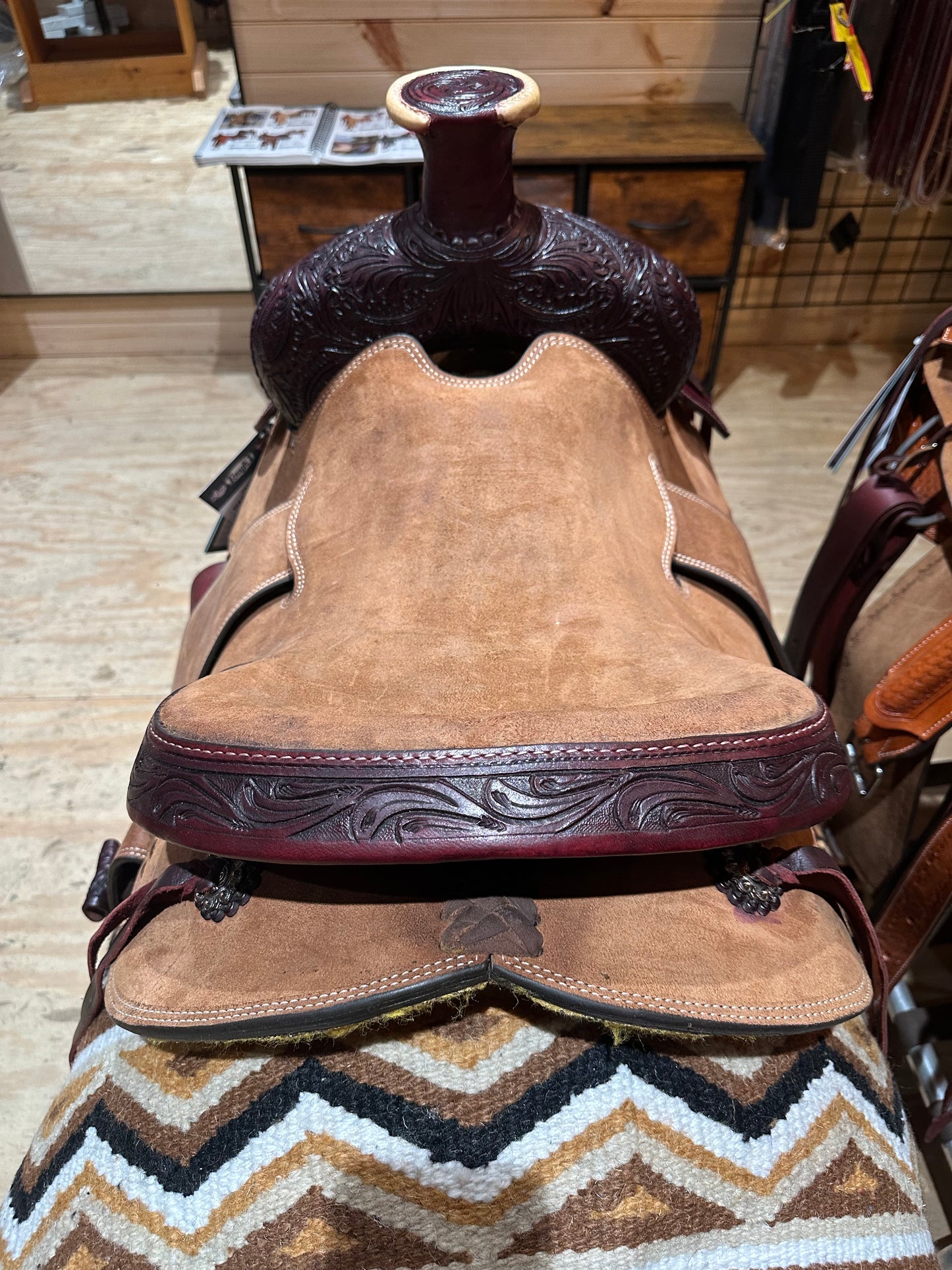 15”, 16” SILVER ROYAL CHANDLER WESTERN ROPING SADDLE MODEL 1035