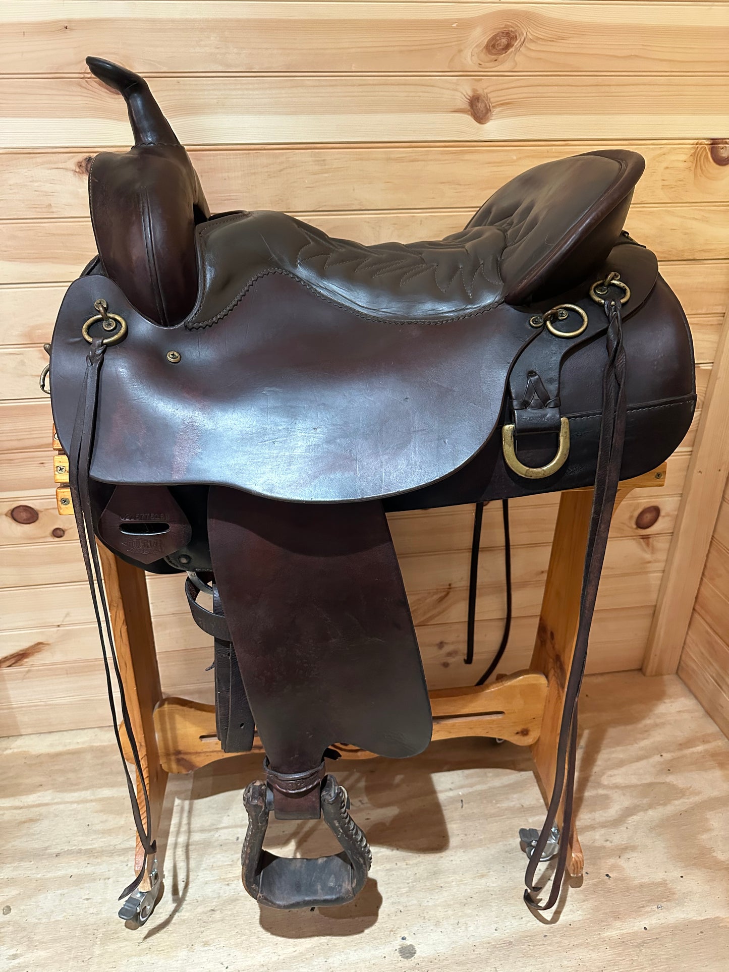 17.5” Tucker Saddlery Cheyenne Western Trail Saddle Model 157