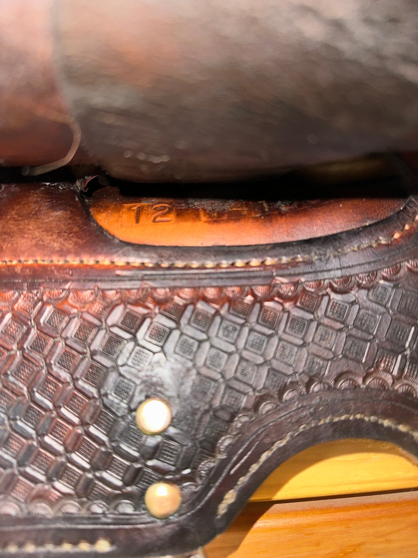 15” Billy Cook Maker Sulphur, OK Barrel Racing Saddle Model 1530