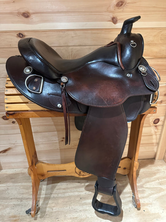 15” Circle Y Arabian Western Equitation Training Saddle Model 2130