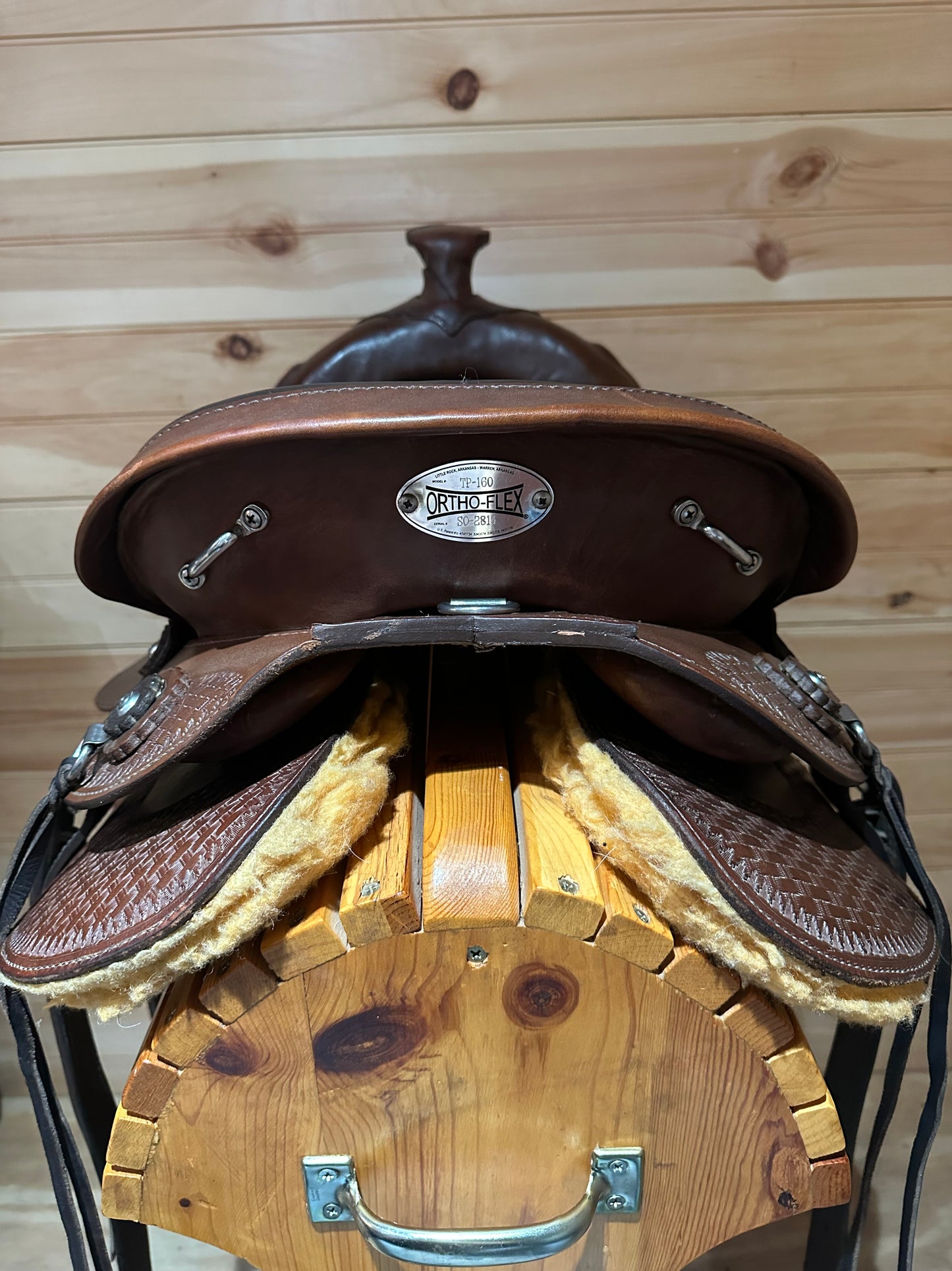 16” Ortho-Flex “The Western Lariat” Western Trail Saddle Model TP-160