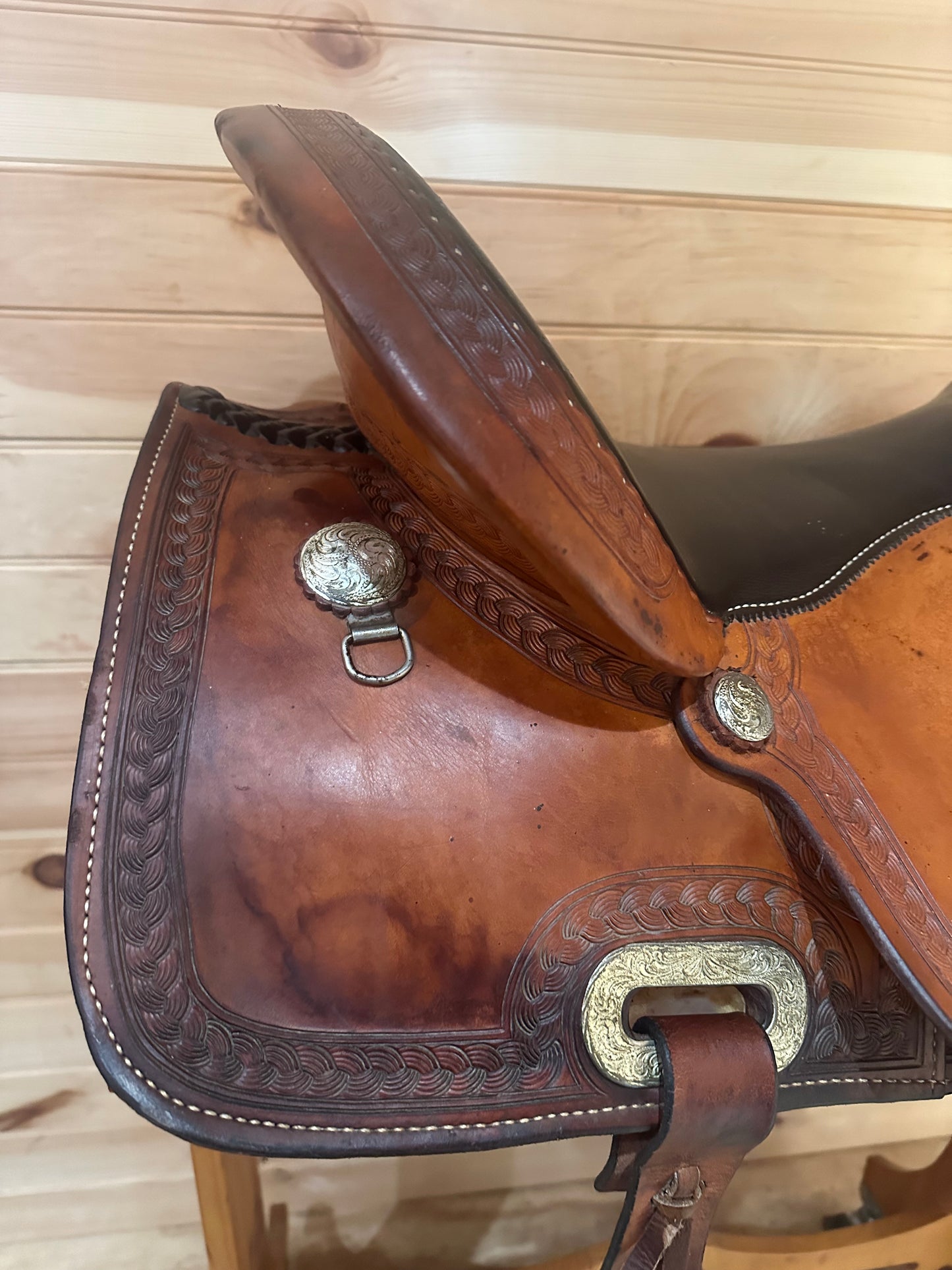 16” Billy Cook Maker Sulphur, OK Western Trail Saddle Model 1785