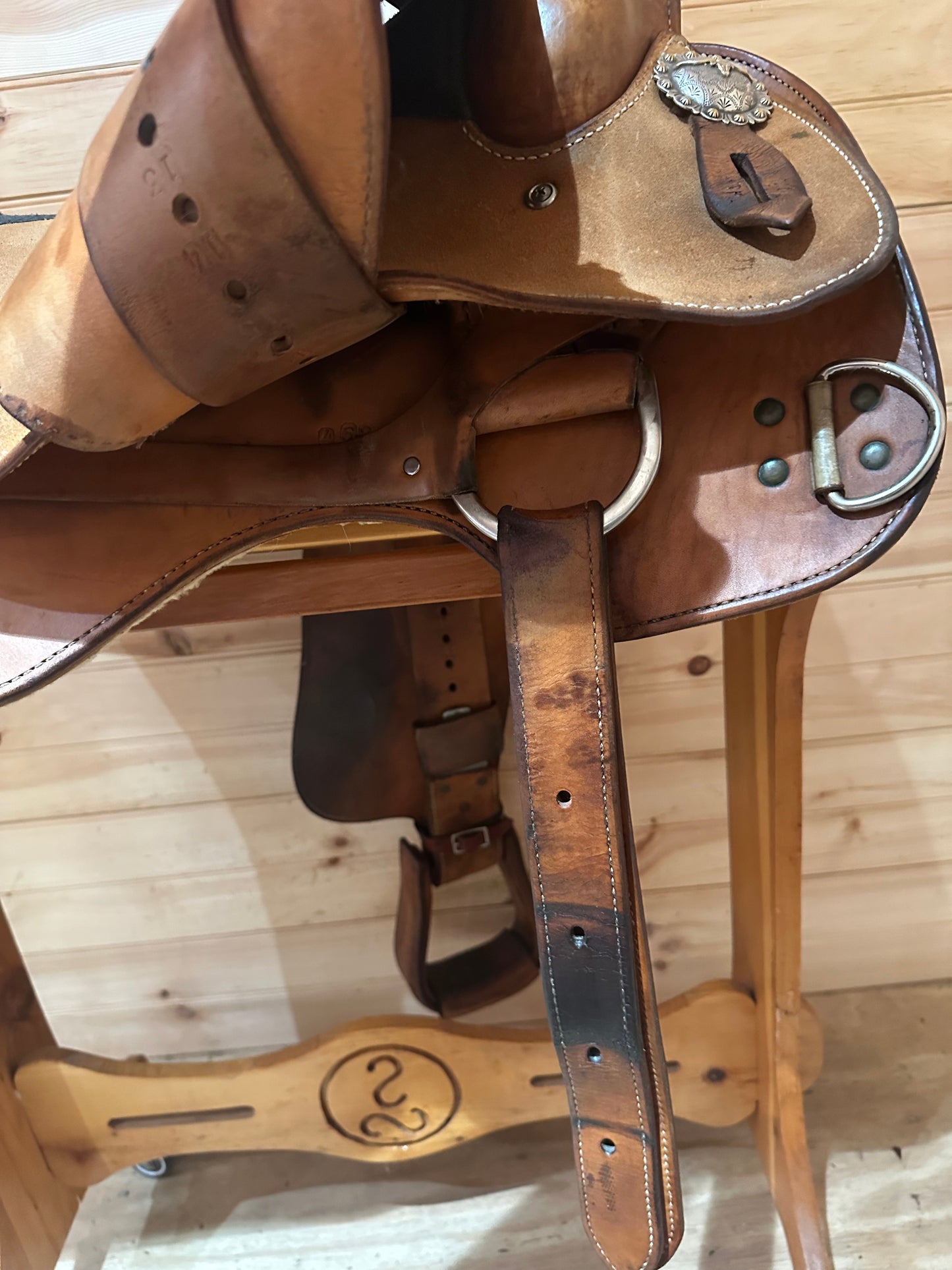 17” Woods’ Custom Western Work Training Saddle