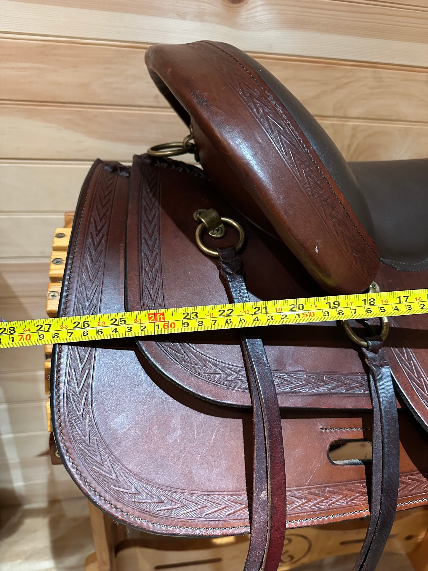 17” Big Horn Deluxe Equi-fit Flex Western Trail Saddle Model 1655