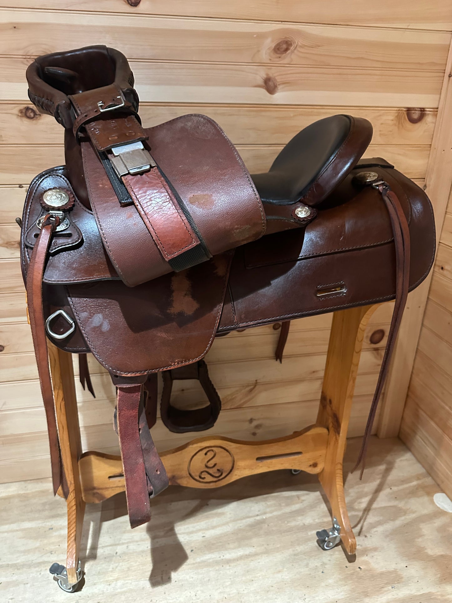 16” Tex Tan Tex-Flex Western Trail Saddle Model 08TF417C6