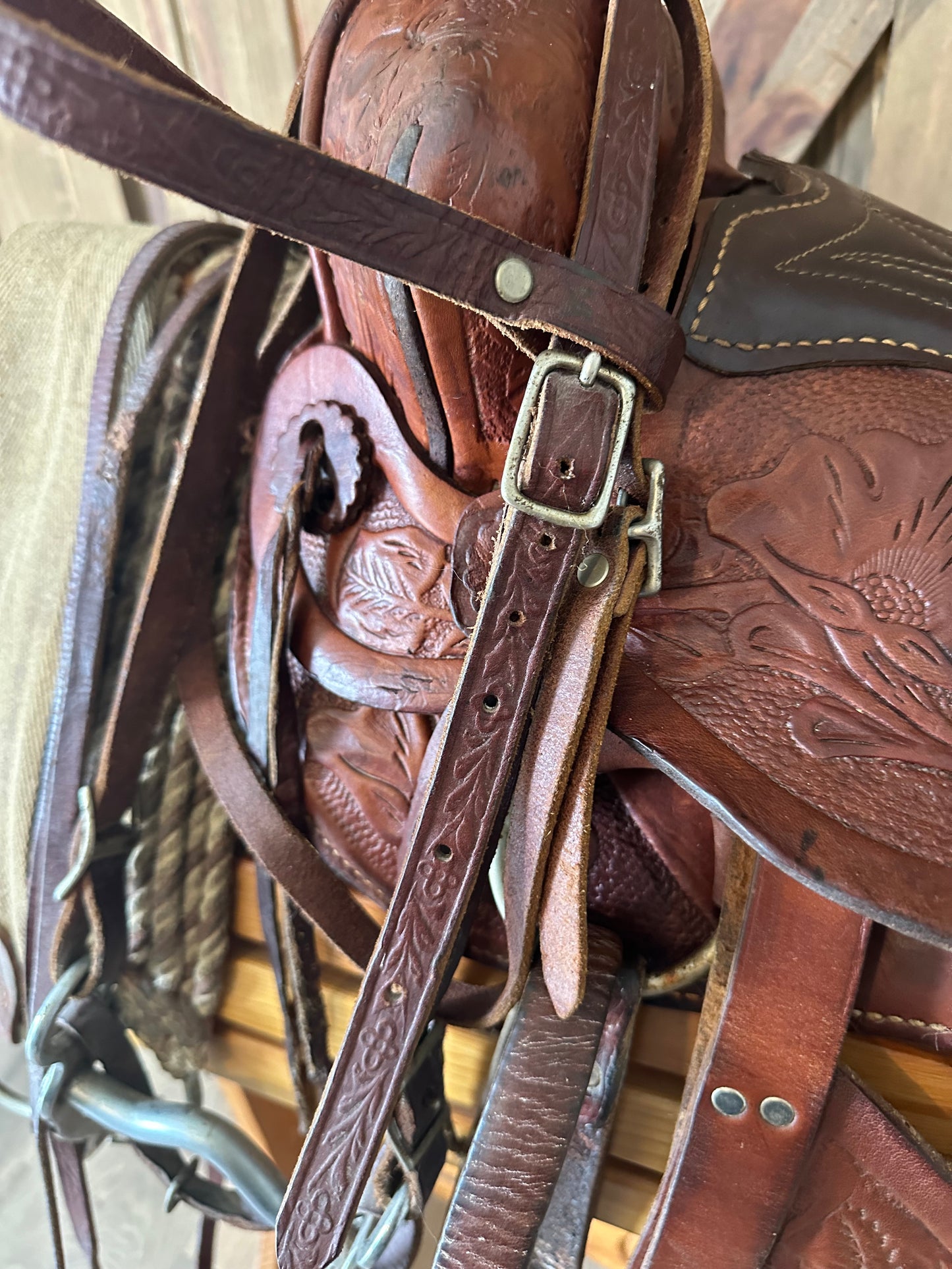 12” Big Horn Children’s Pony Western Saddle (PACKAGE)