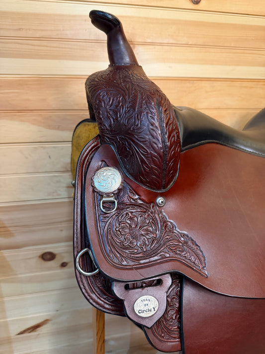 18” Circle Y Houston Western Trail Saddle Model 2610