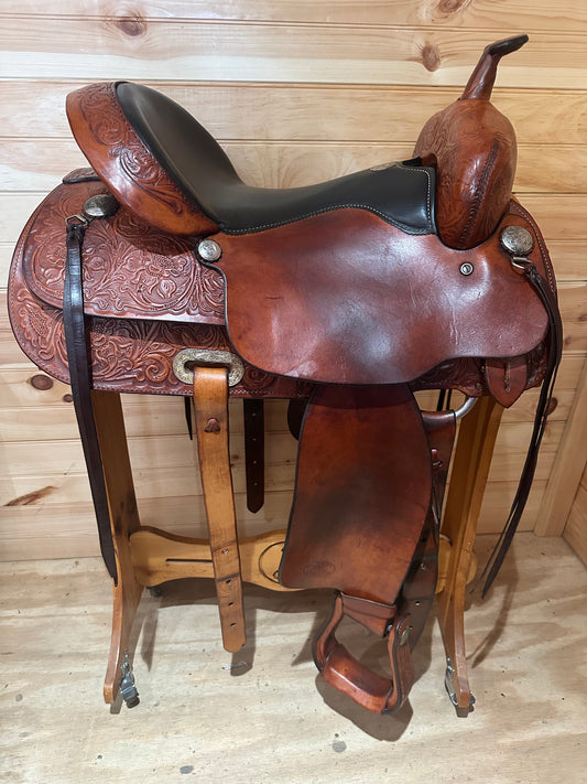 16” Billy Cook Original Western Trail Saddle Model 1688 - Sulphur, OK