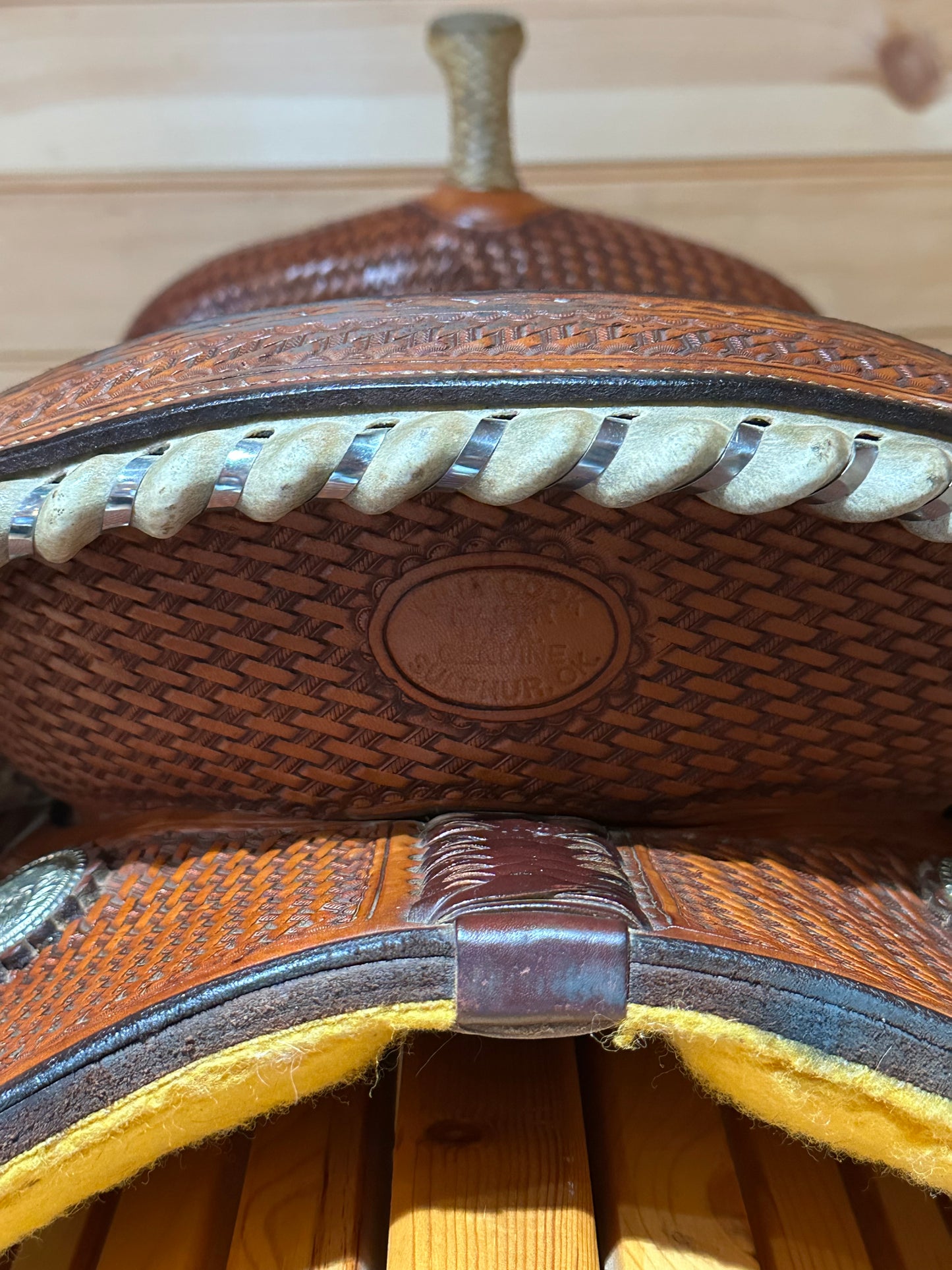 15” Billy Cook Maker Sulphur,OK Barrel Racing Saddle Model 1901