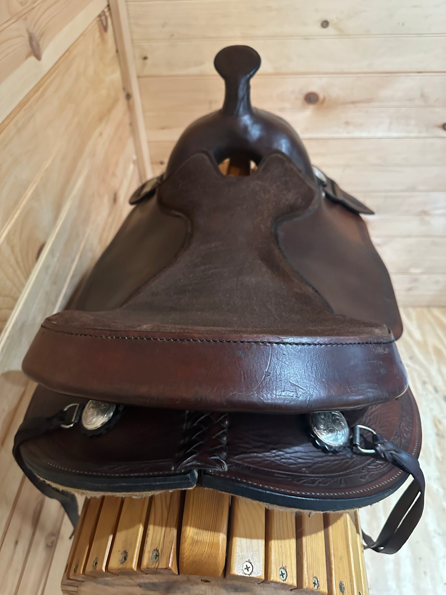 16” Big Horn Haflinger Western Trail Saddle Model 1579