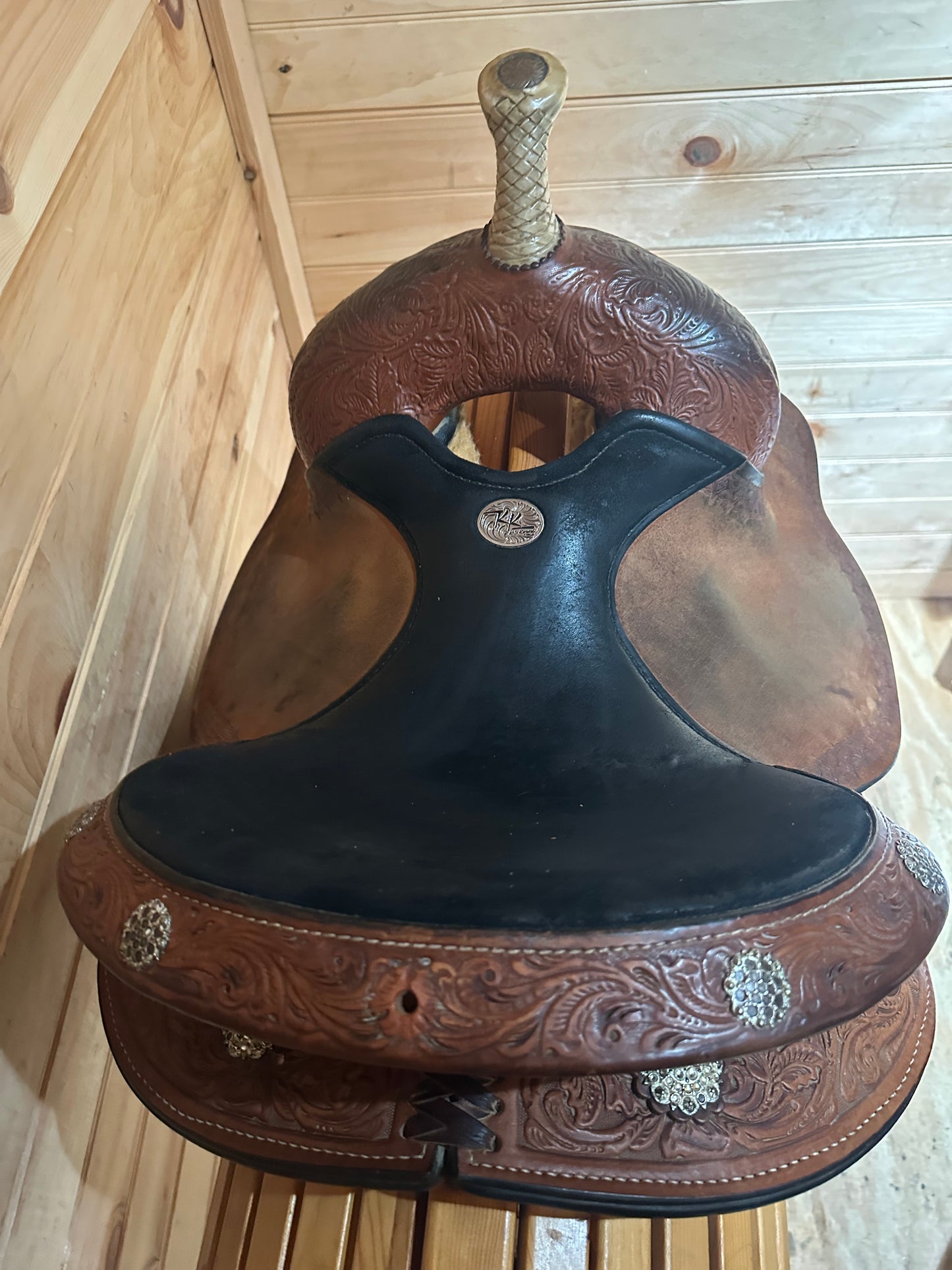 13.5” Circle Y Flex2 Kelly Kaminski Blaze Barrel Racing Saddle Model 1528