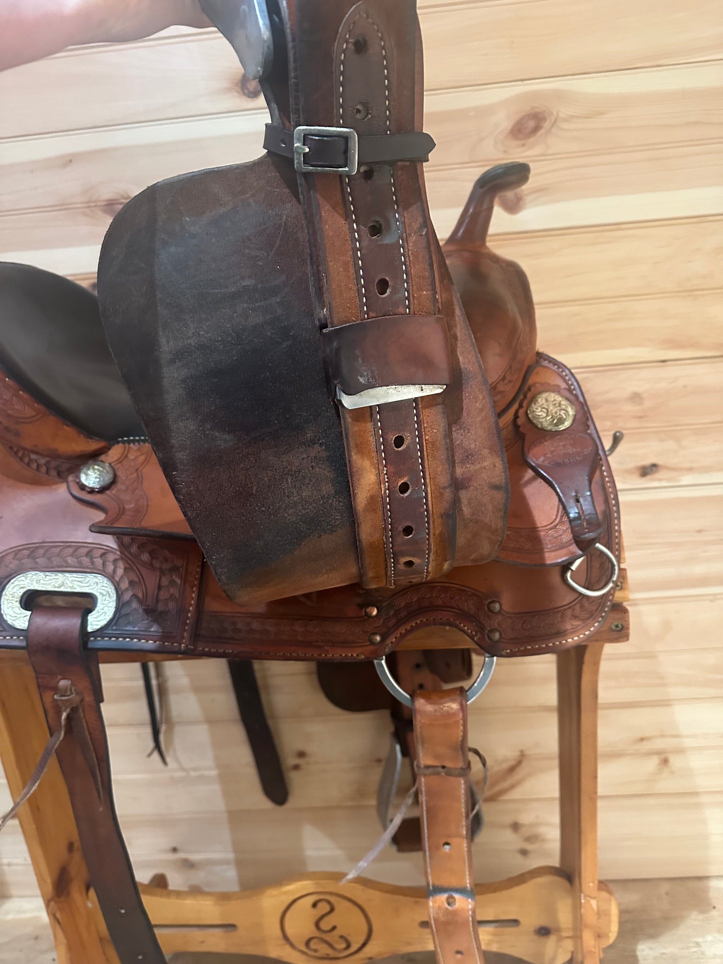16” Billy Cook Maker Sulphur, OK Western Trail Saddle Model 1785