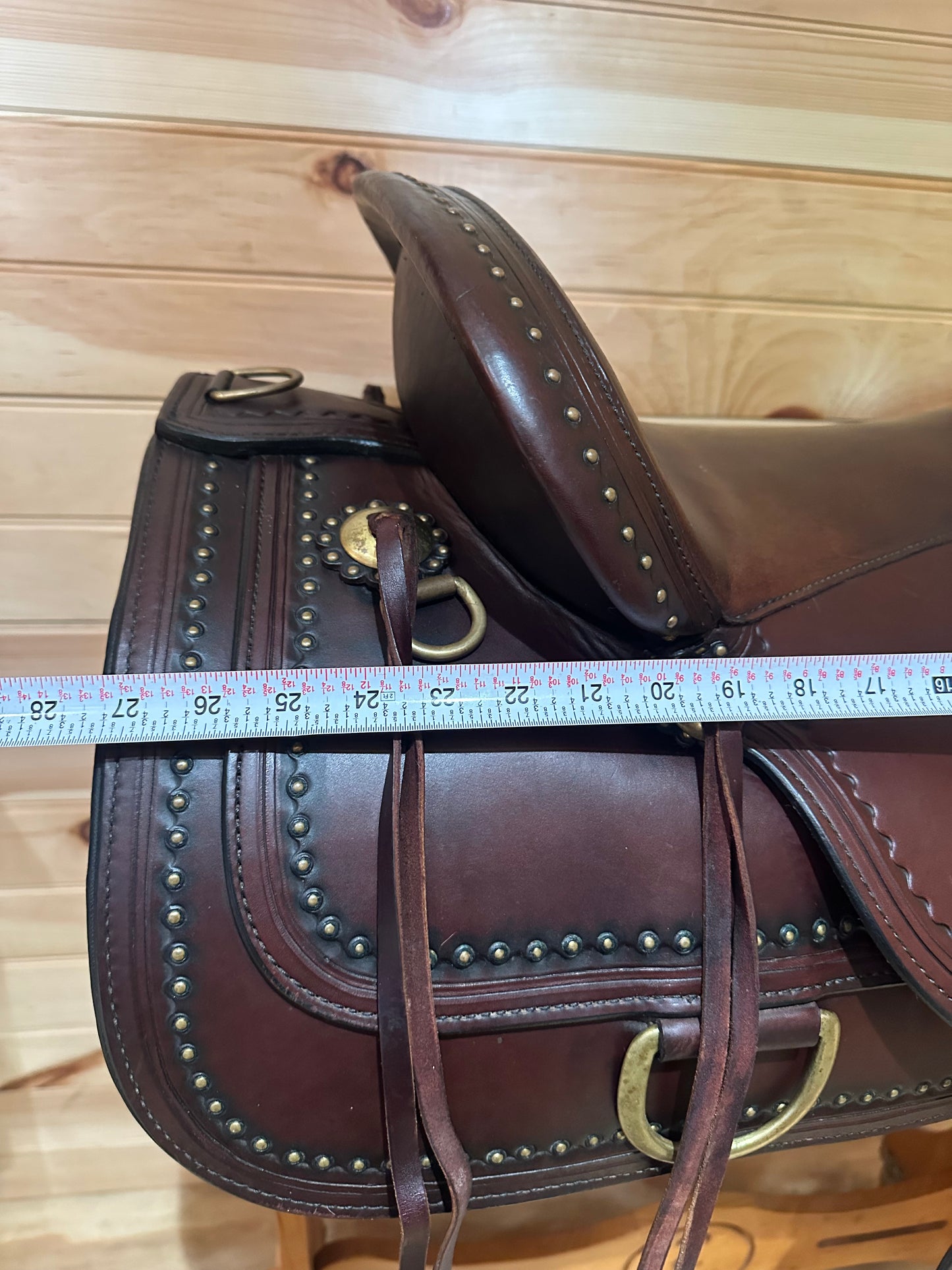 17” Circle Y Shawnee Flex-Lite Western Trail Saddle Model 1653