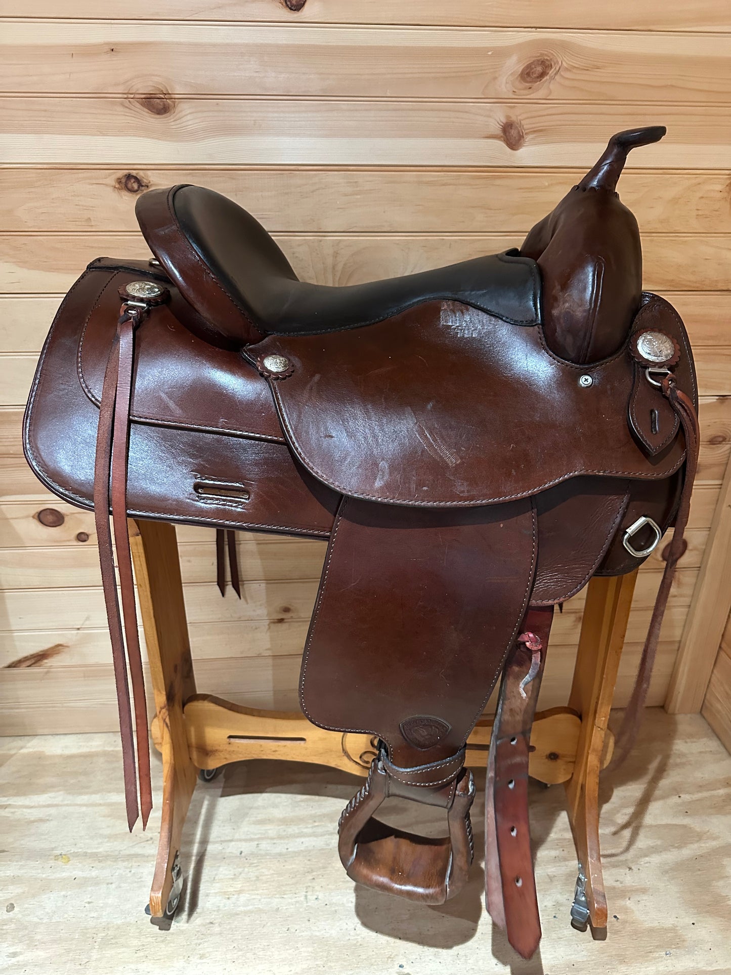 16” Tex Tan Tex-Flex Western Trail Saddle Model 08TF417C6