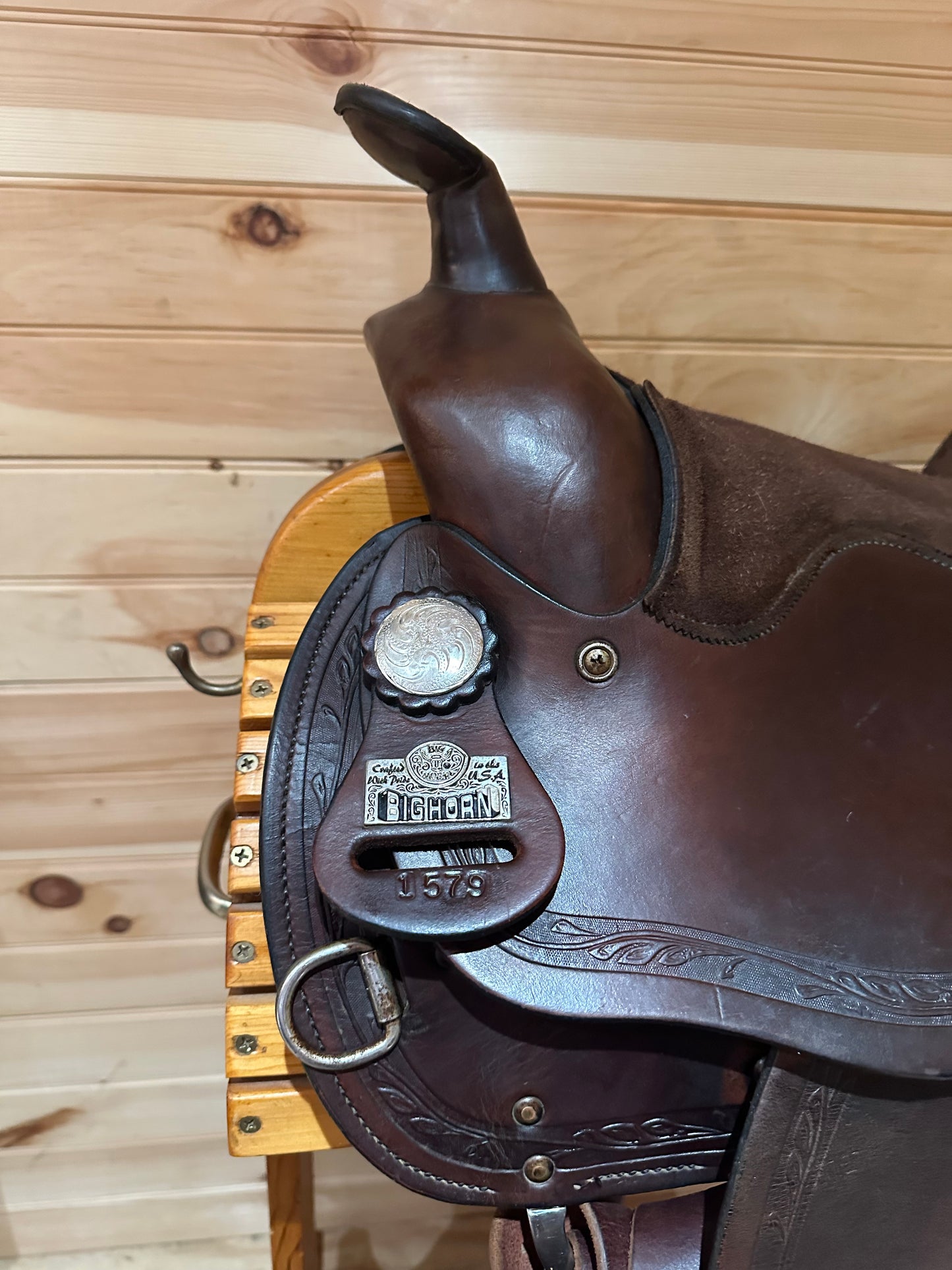 16” Big Horn Haflinger Western Trail Saddle Model 1579