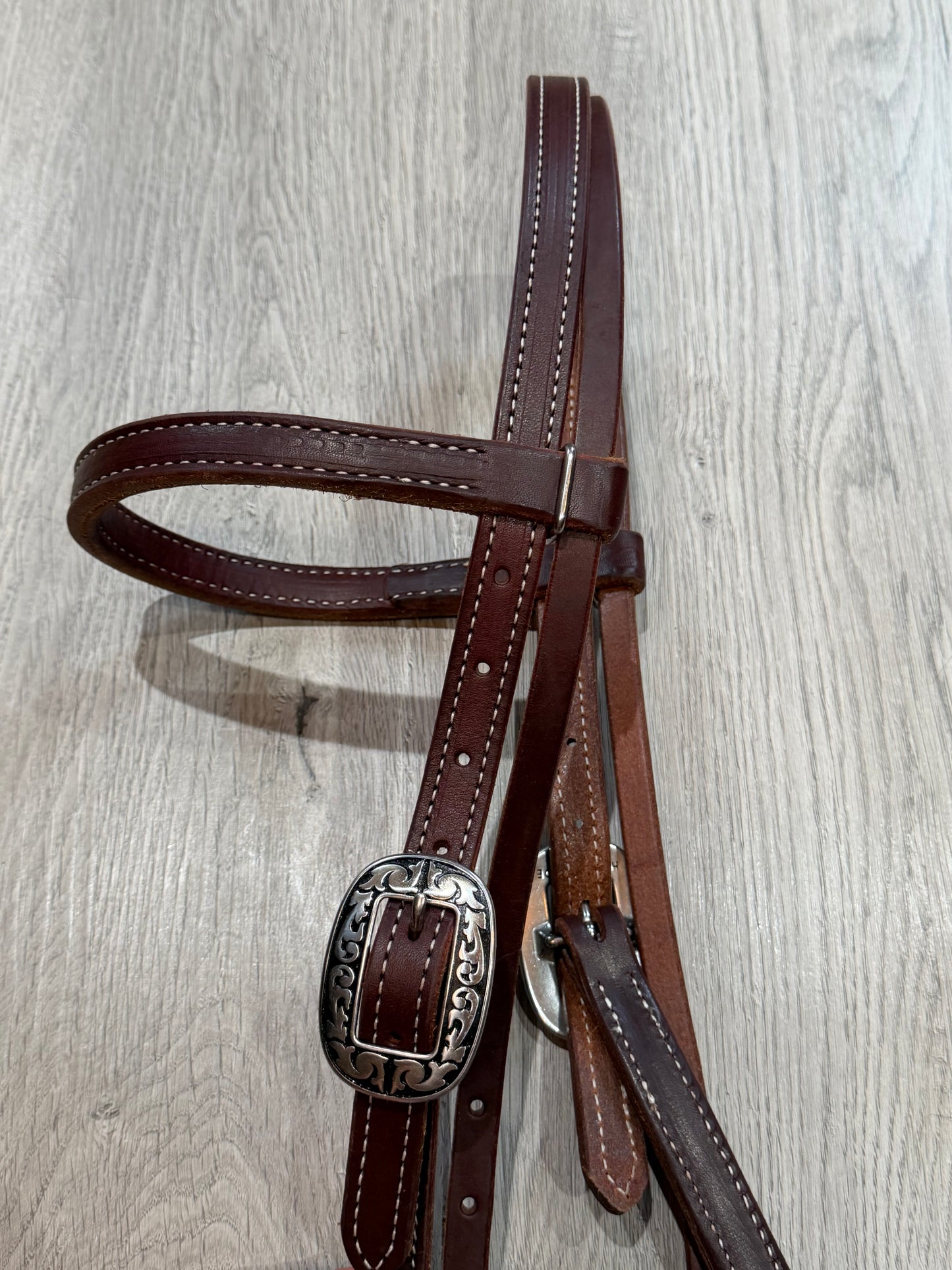 Jeremiah Watt Browband Quick Change Headstall– Premium Amish Leather by Spur Creek Tack