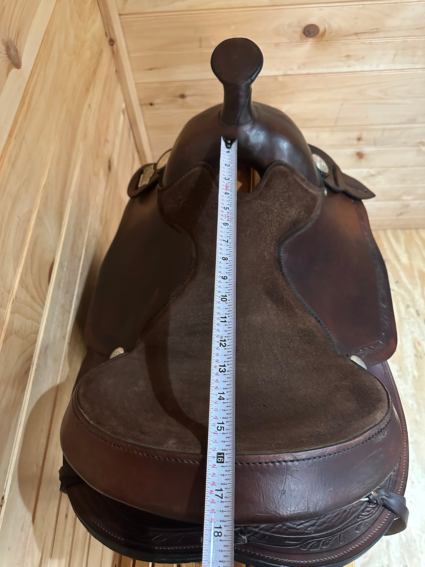 16” Big Horn Haflinger Western Trail Saddle Model 1579