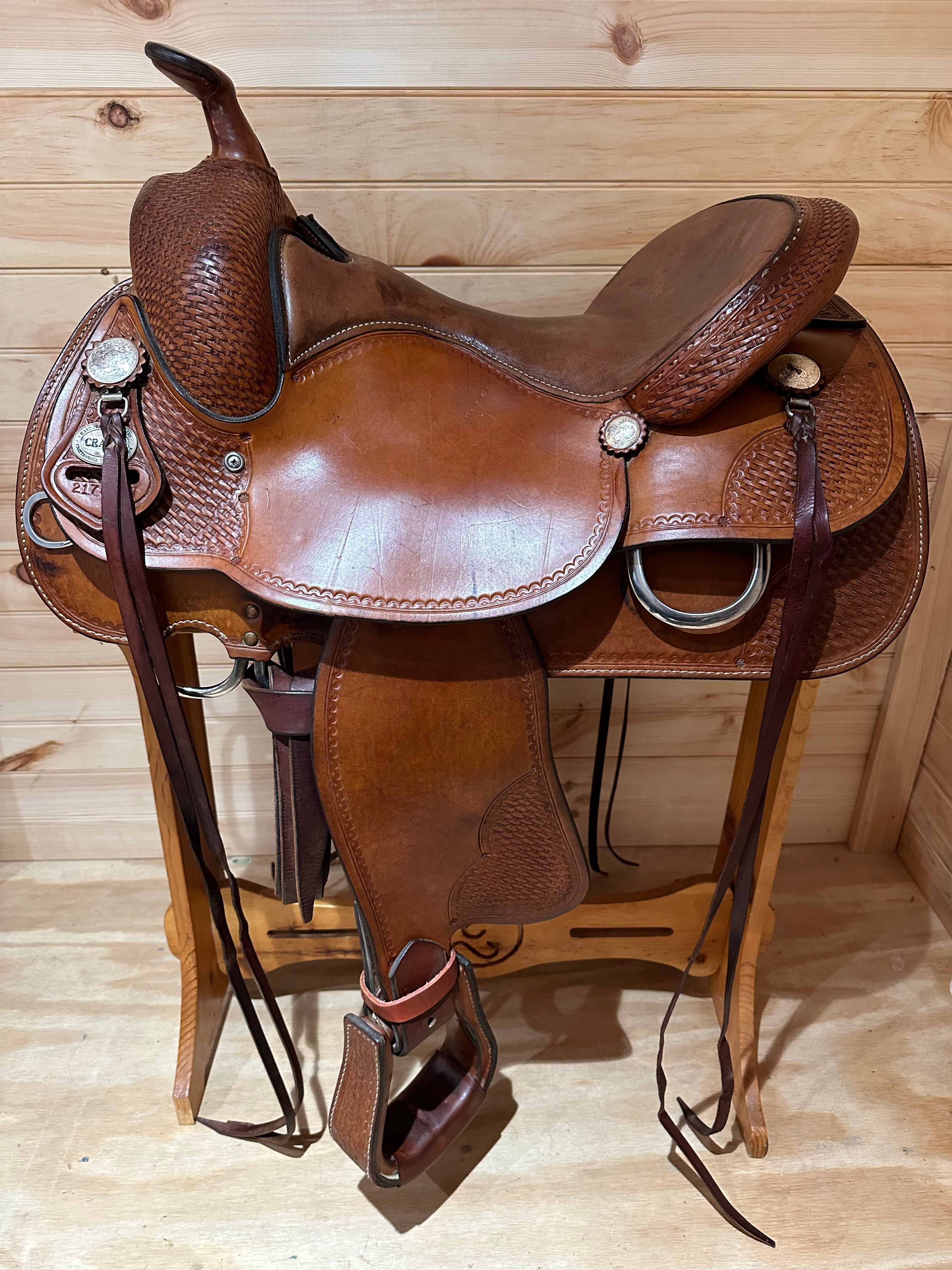 16” Crates Supreme EquiFit Western Trail Saddle Model 21704W The