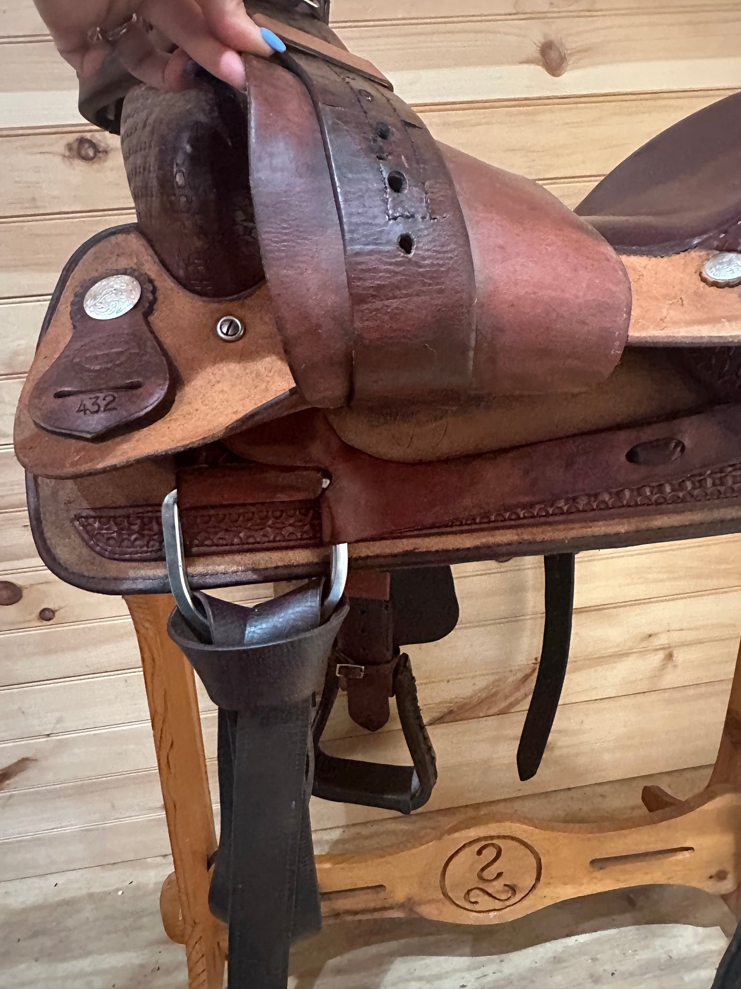 16.5” Billy Cook Cutter Western Saddle Model 432