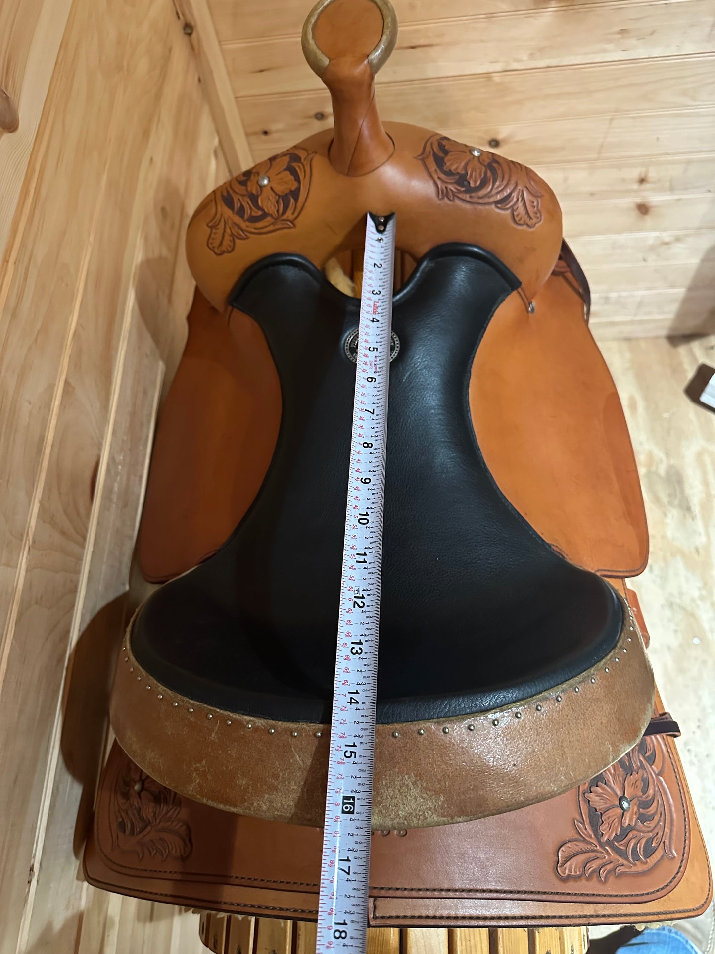 15” Pikes Peak Saddlery Custom Bob Brenner Western Trail Saddle