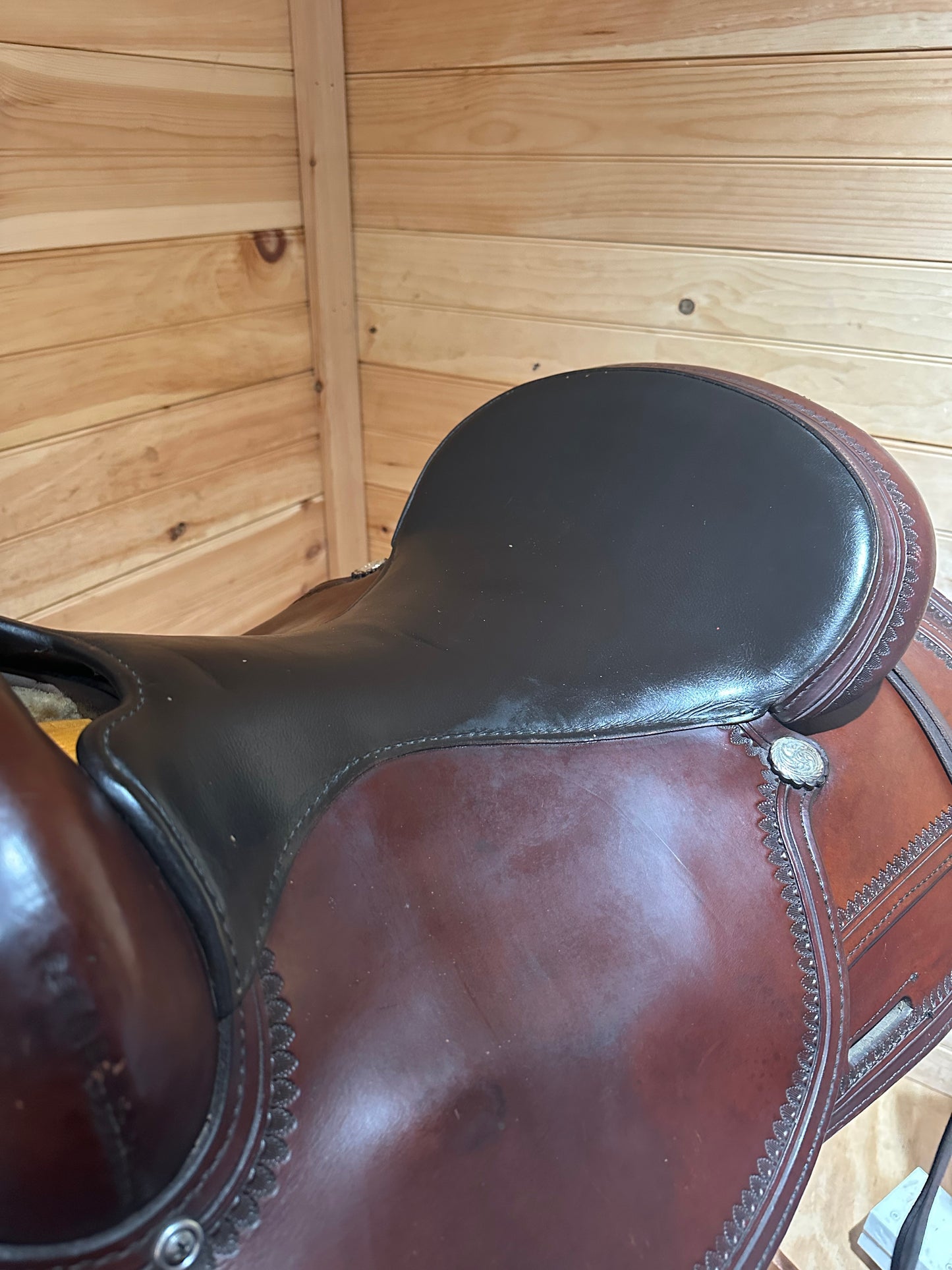 17” Circle Y Topeka Flex-Lite Western Trail Saddle Model 1551