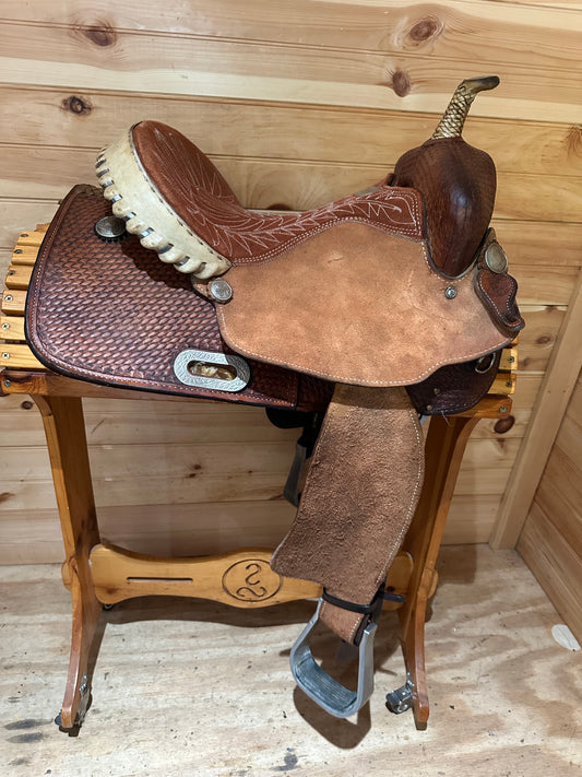 14” Billy Cook Maker Sulphur, OK Barrel Racing Saddle Model 1527
