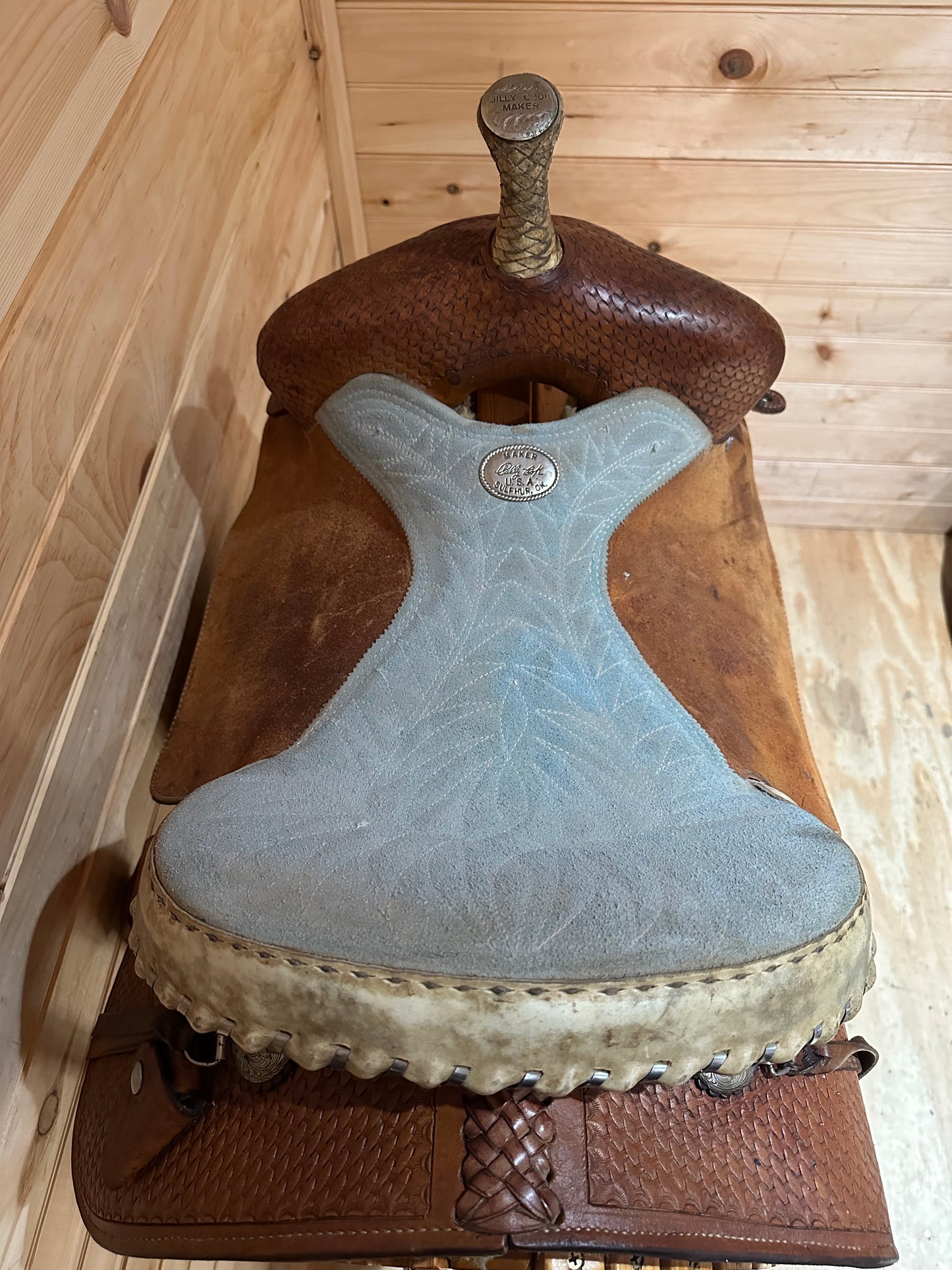 14.5” Billy Cook Maker Barrel Racing Western Saddle Model 1527