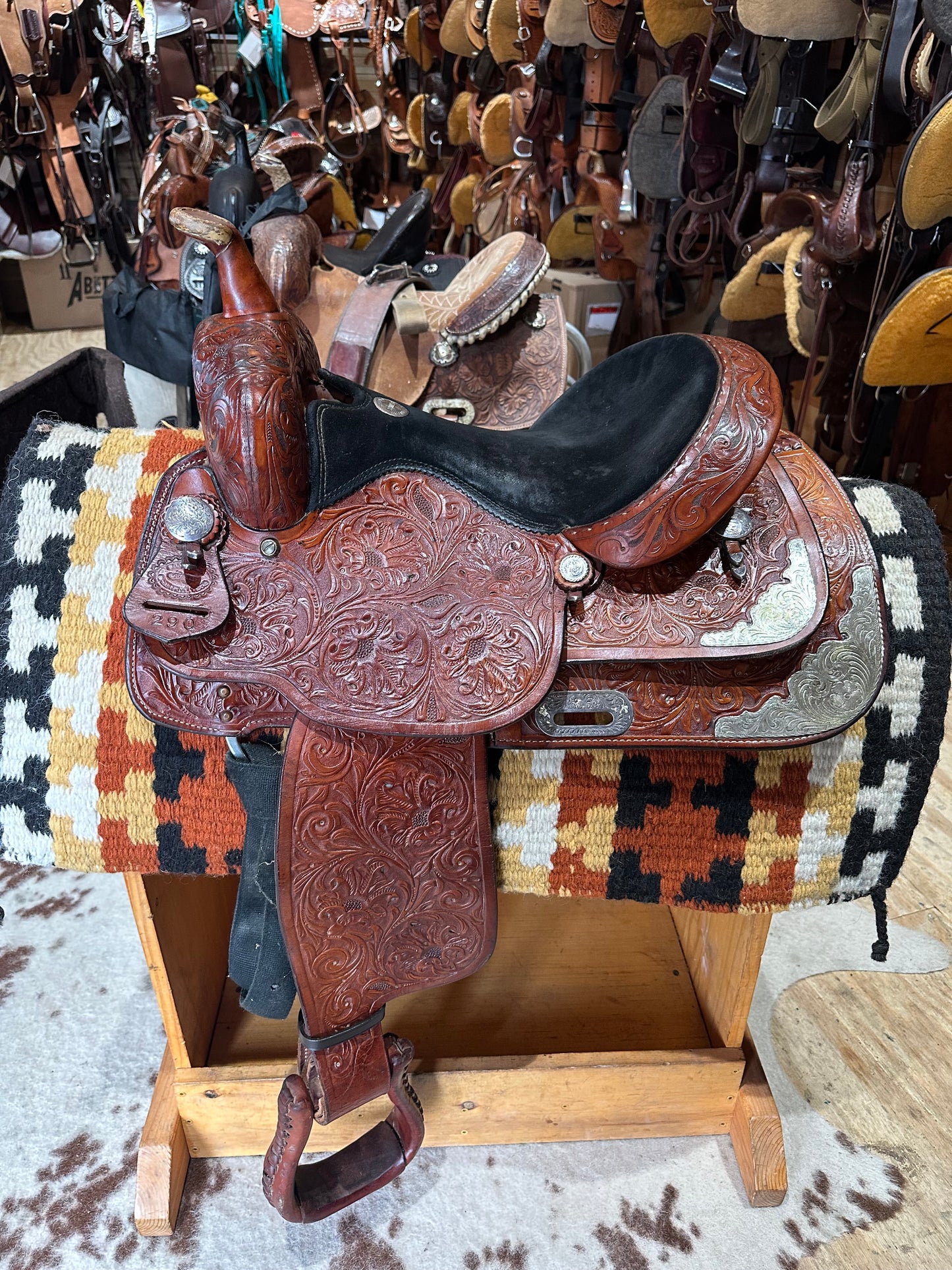 15” Billy Cook Western Show Saddle Model 290