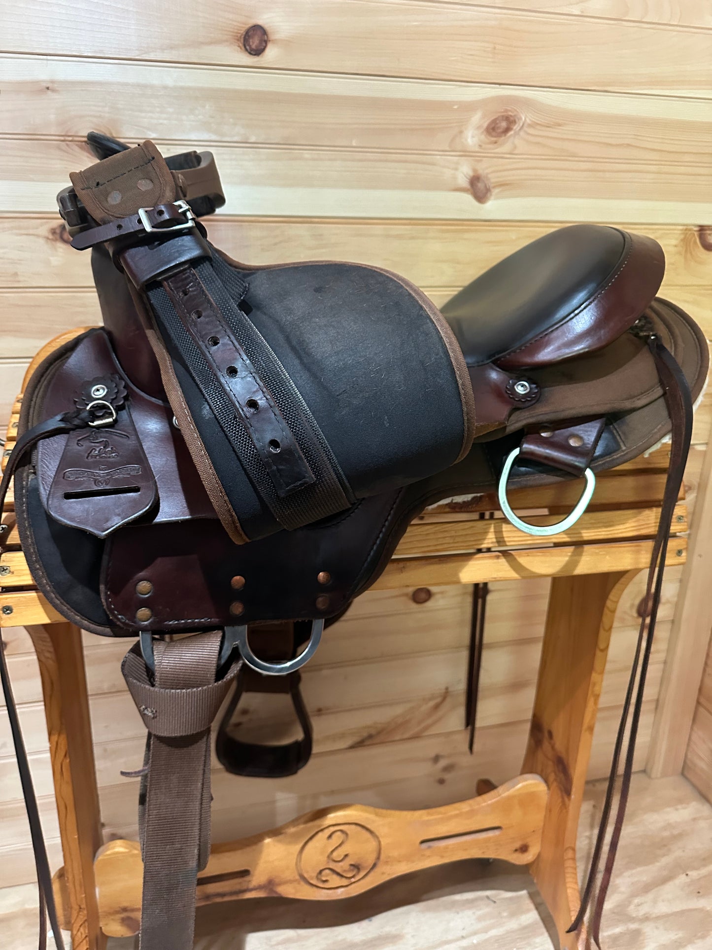 17” Circle Y High Horse El Campo Gaited Western Trail Saddle Model 6970