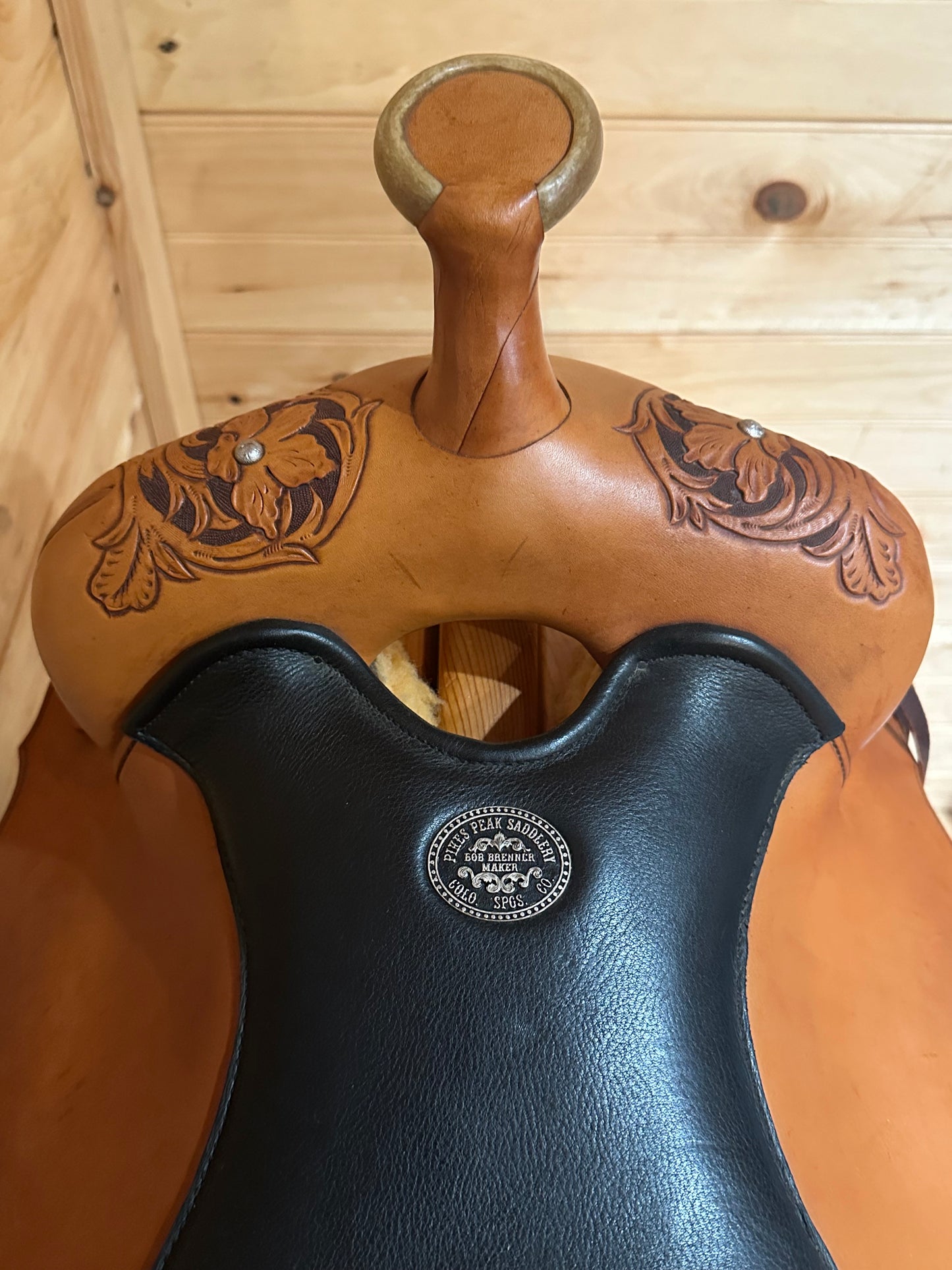 15” Pikes Peak Saddlery Custom Bob Brenner Western Trail Saddle