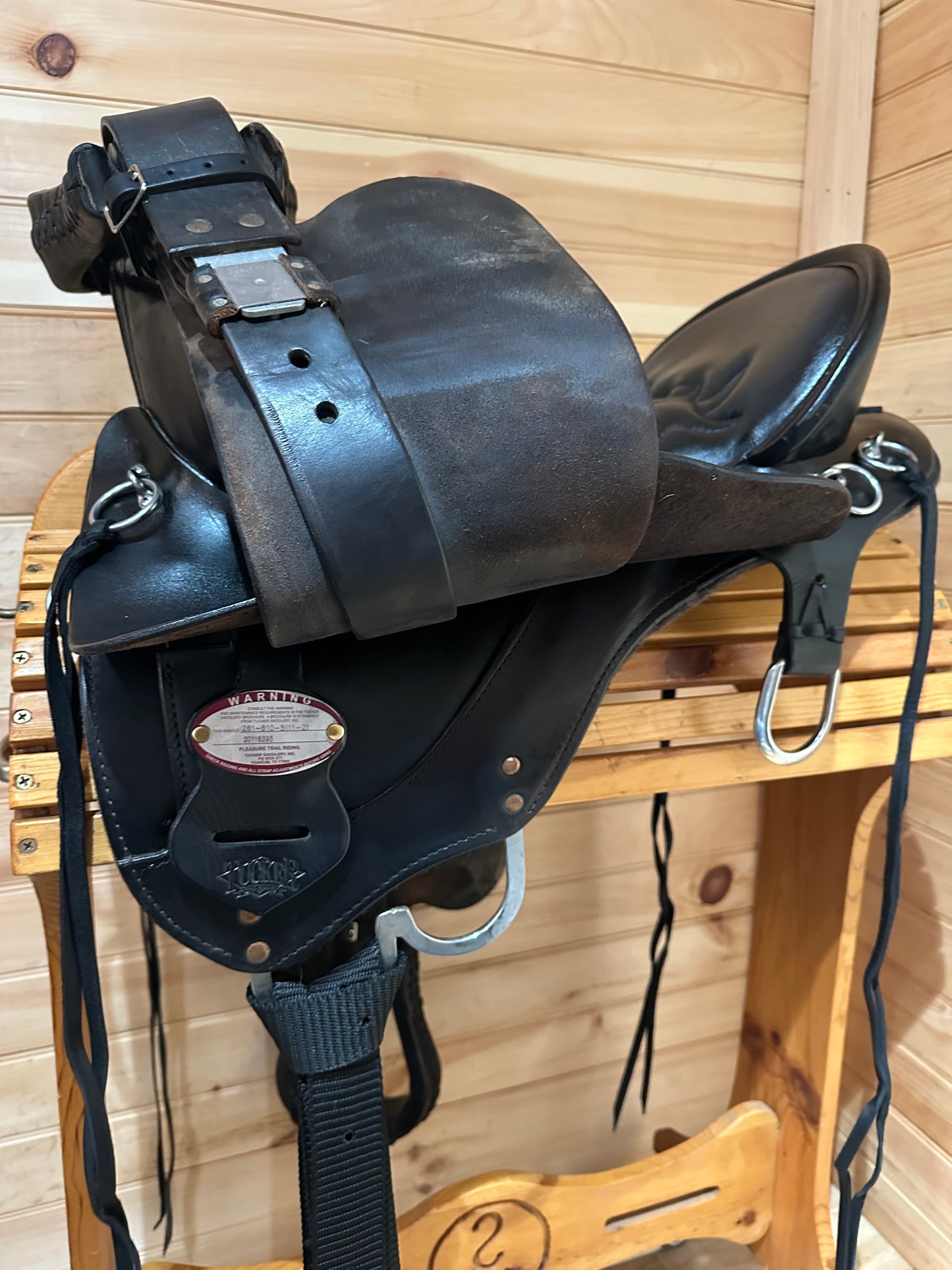 16.5” Tucker Black Mountain Western Trail Saddle Model 261